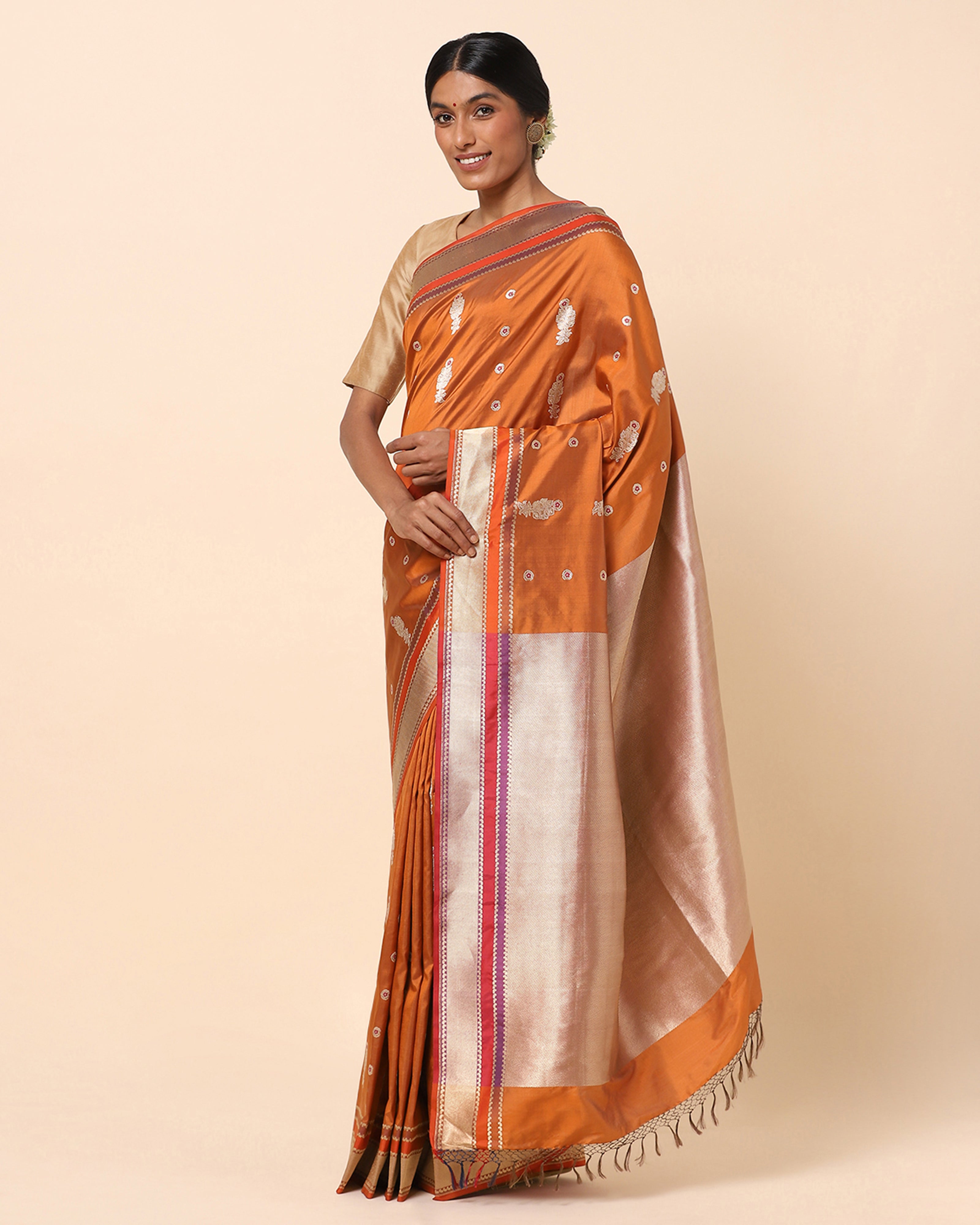 Ruhi Banarasi Kadwa Silk Saree