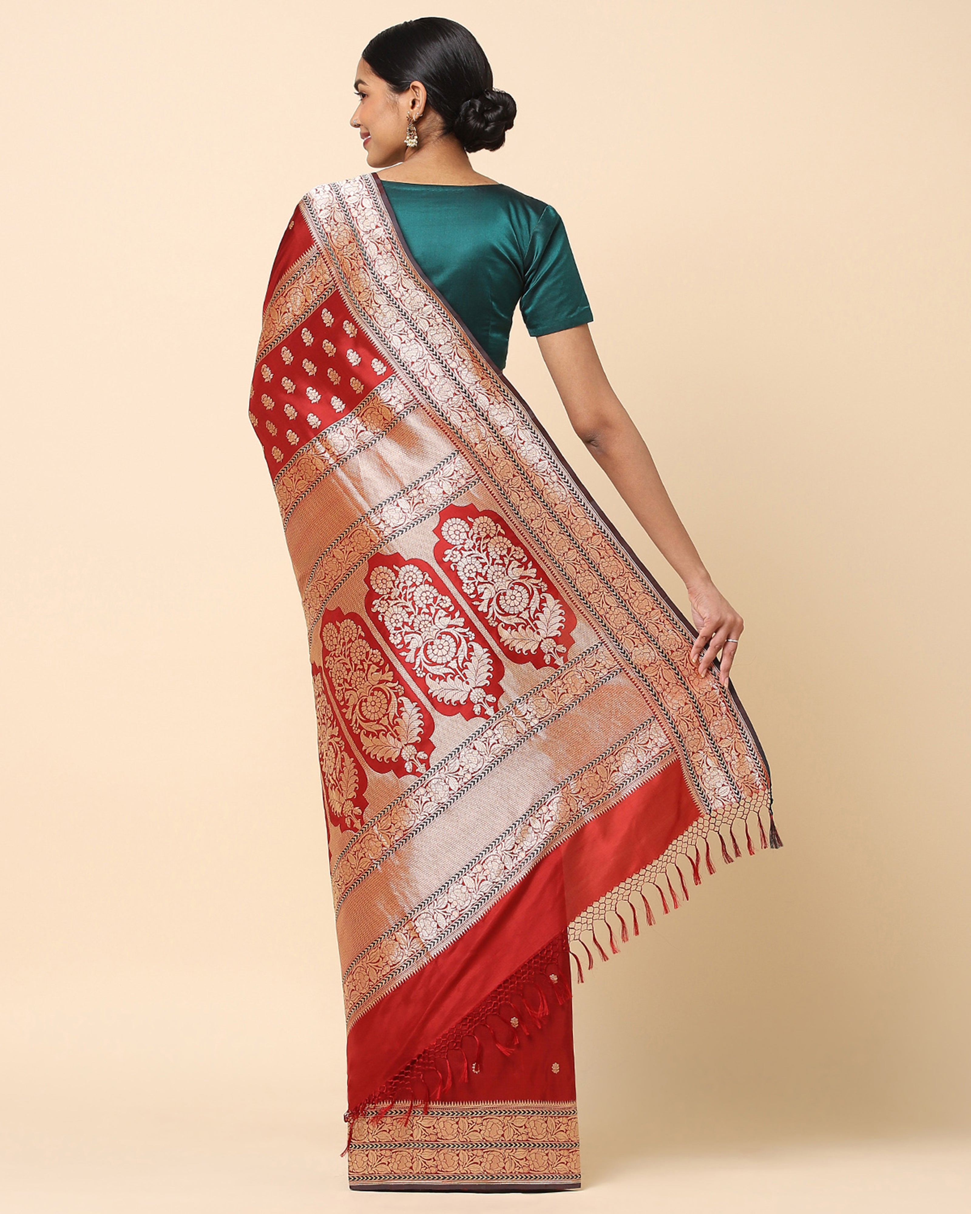 Bagh Banarasi Kadwa Silk Saree