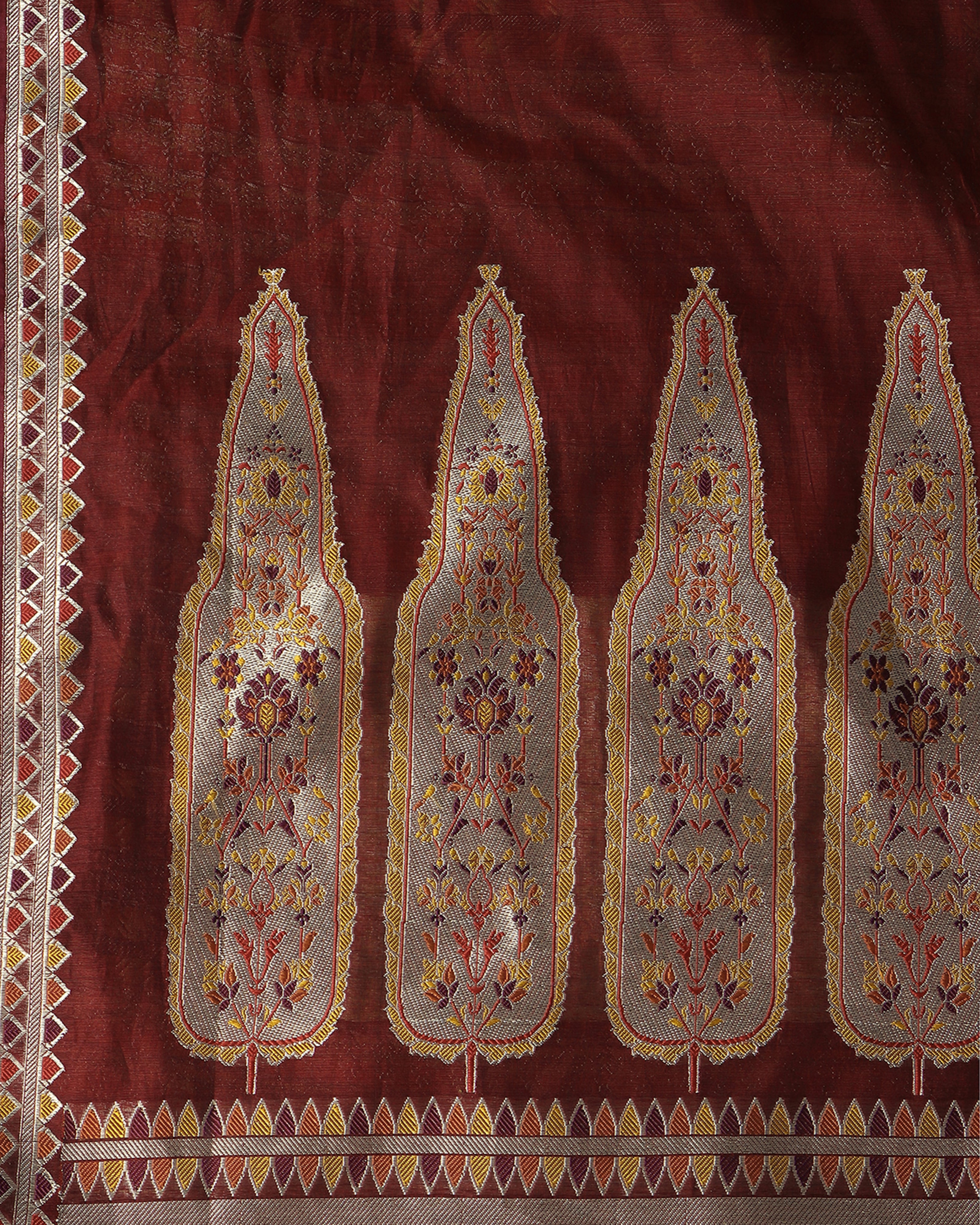 Abeer Banarasi Kadwa Silk Cotton Saree