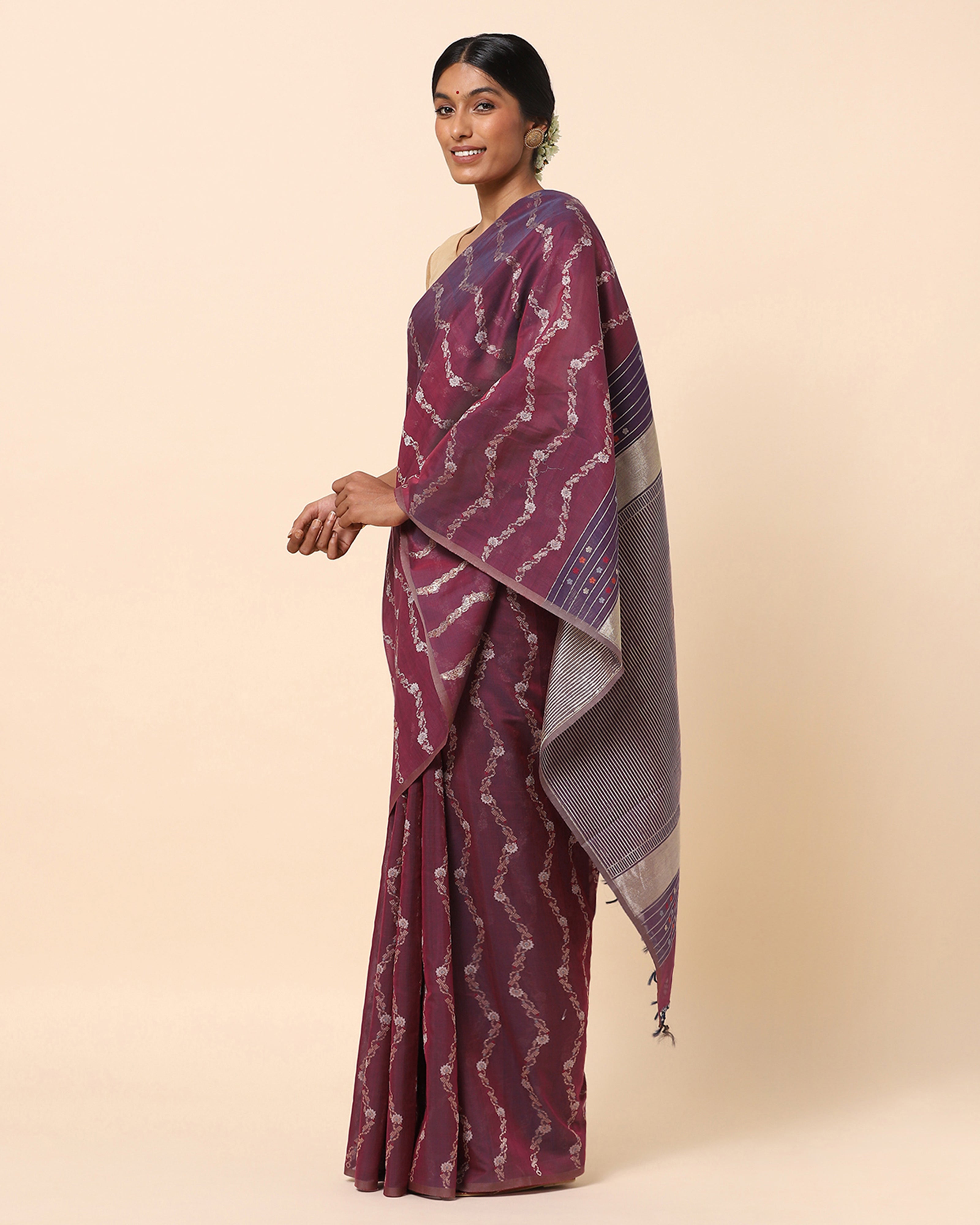 Varsha Banarasi Kadwa Silk Cotton Saree