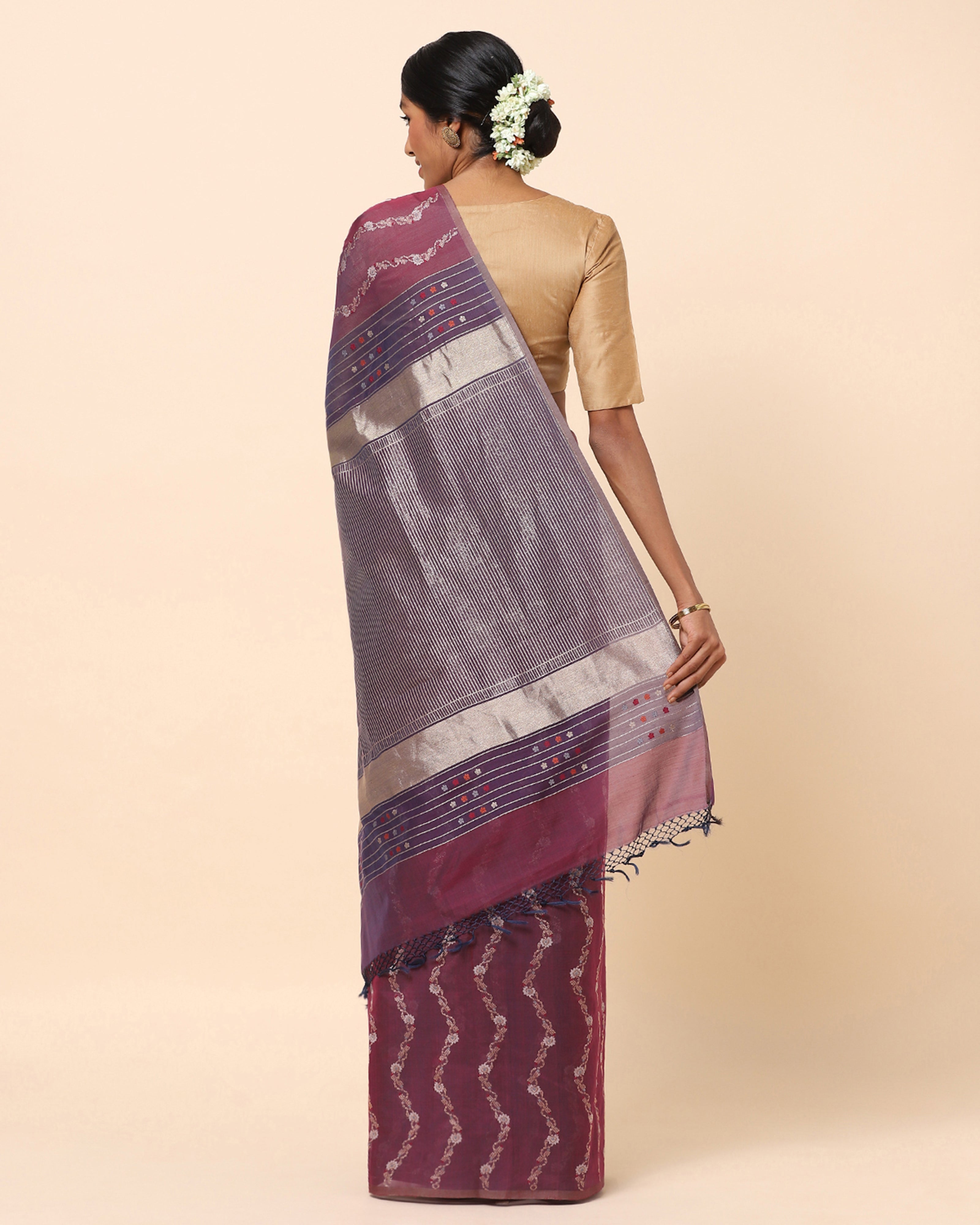 Varsha Banarasi Kadwa Silk Cotton Saree