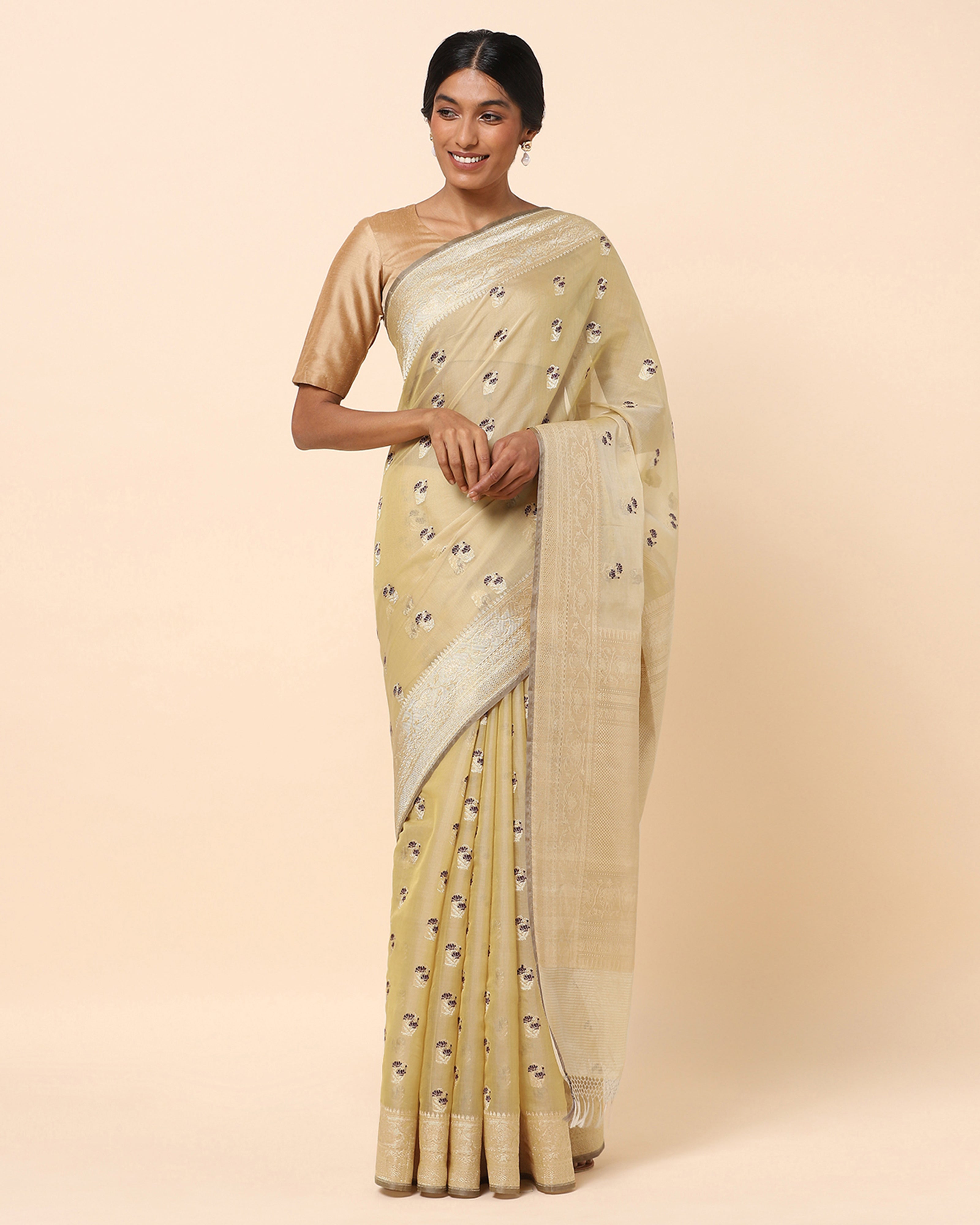 Swati Banarasi Kadwa Silk Cotton Saree