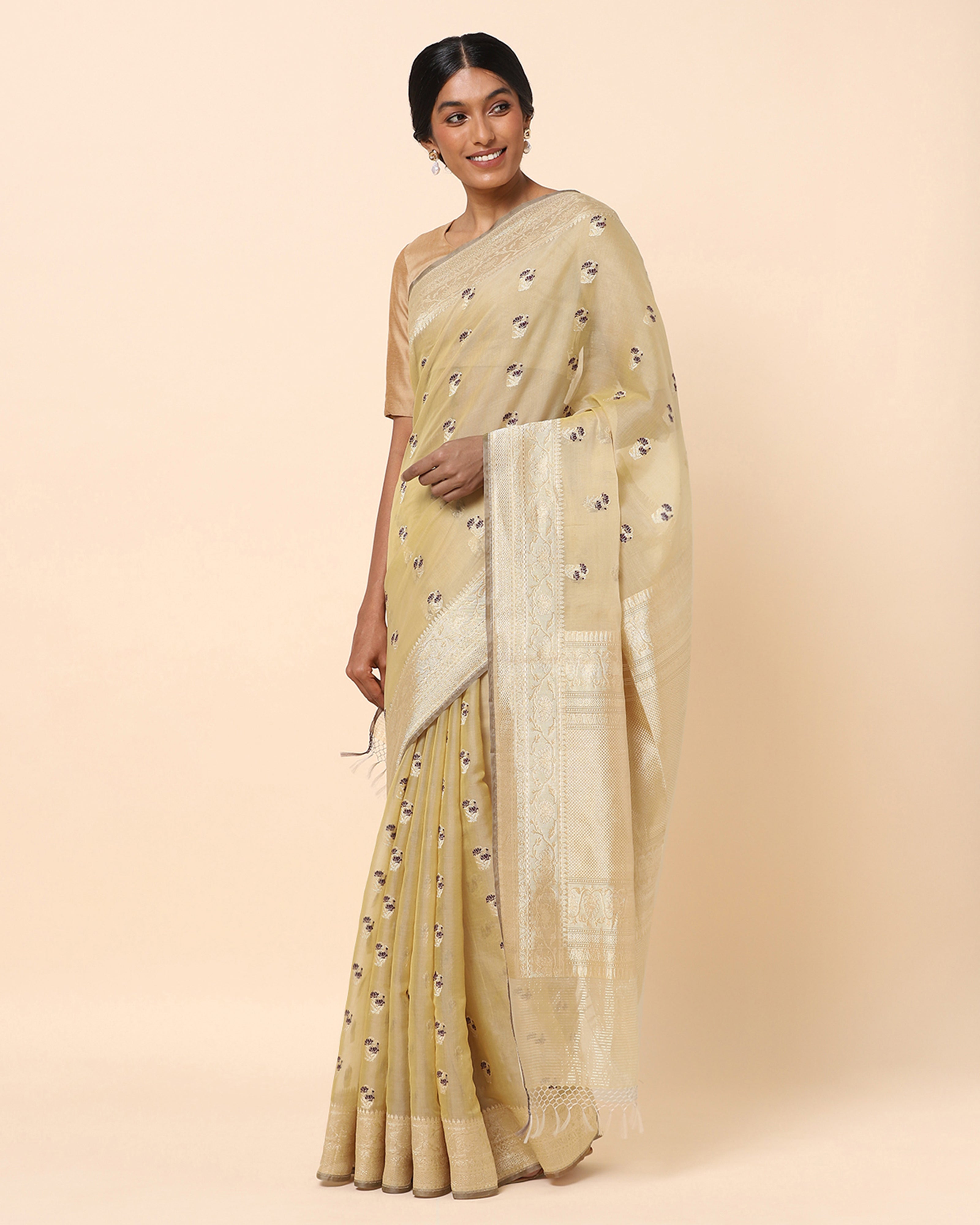 Swati Banarasi Kadwa Silk Cotton Saree