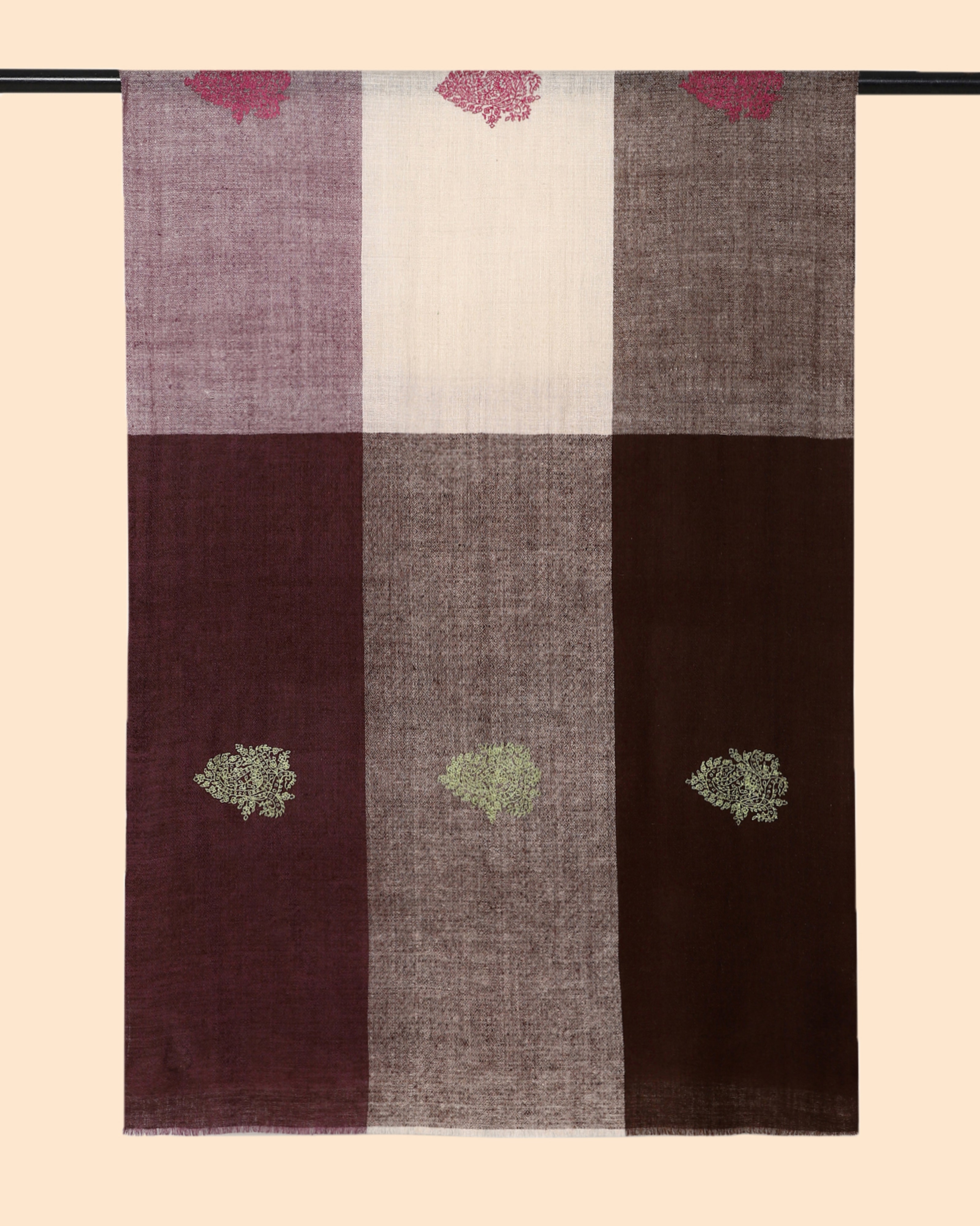 Dia Kashmir Sozni Embroidery Pashmina Stole