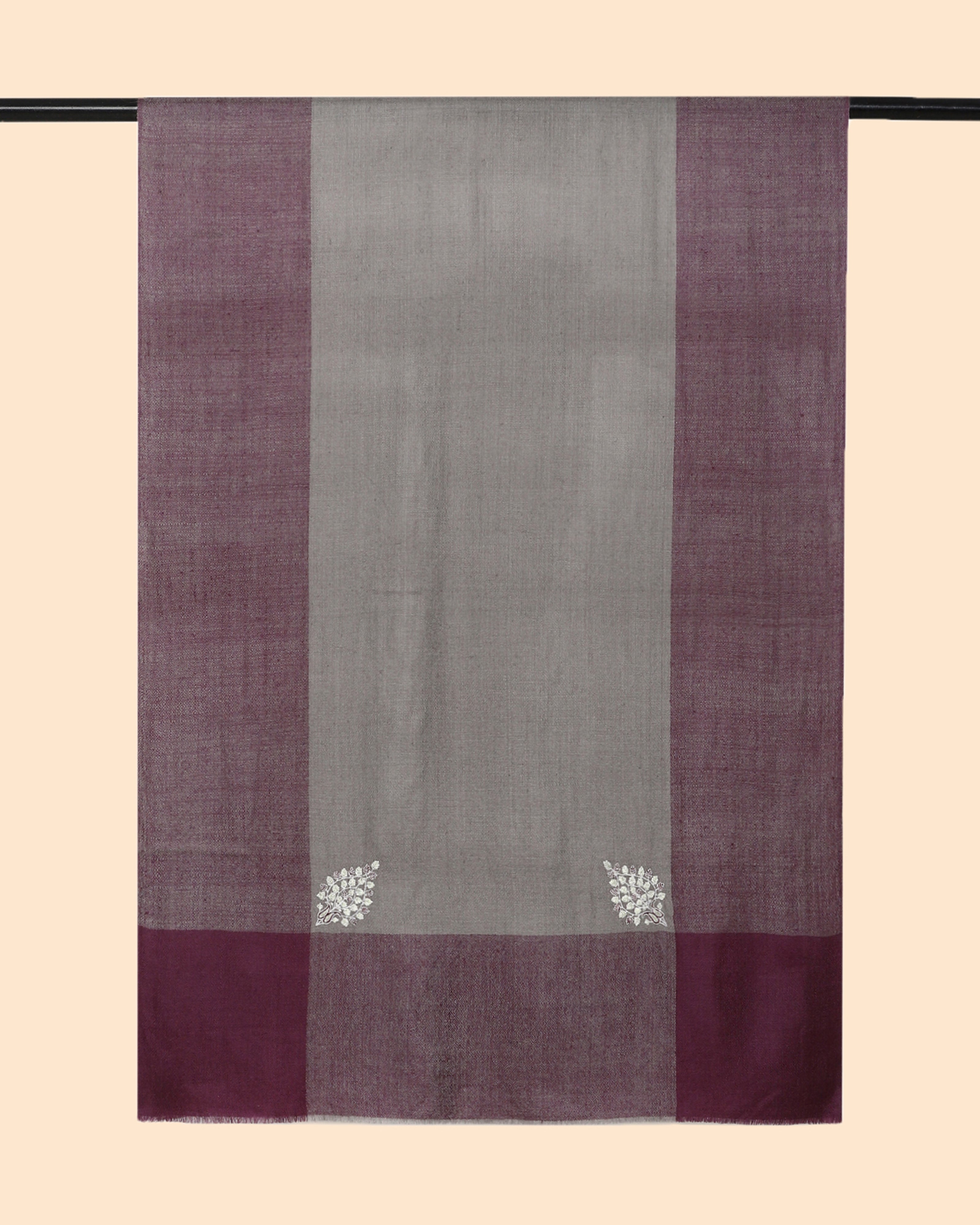 Iha Kashmir Sozni Embroidery Pashmina Stole