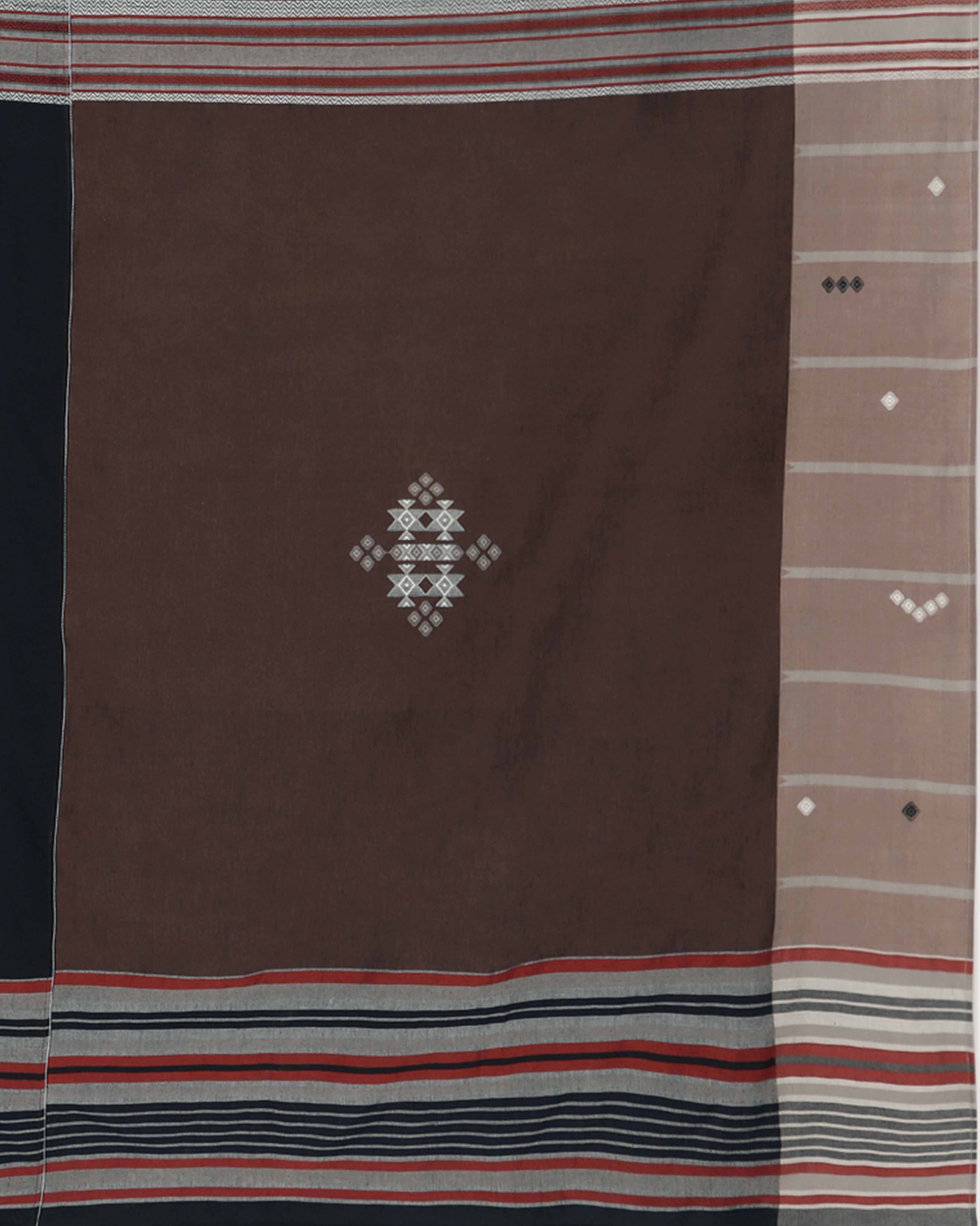 Arna Bhujodi Extra Weft Cotton Double Bed Cover