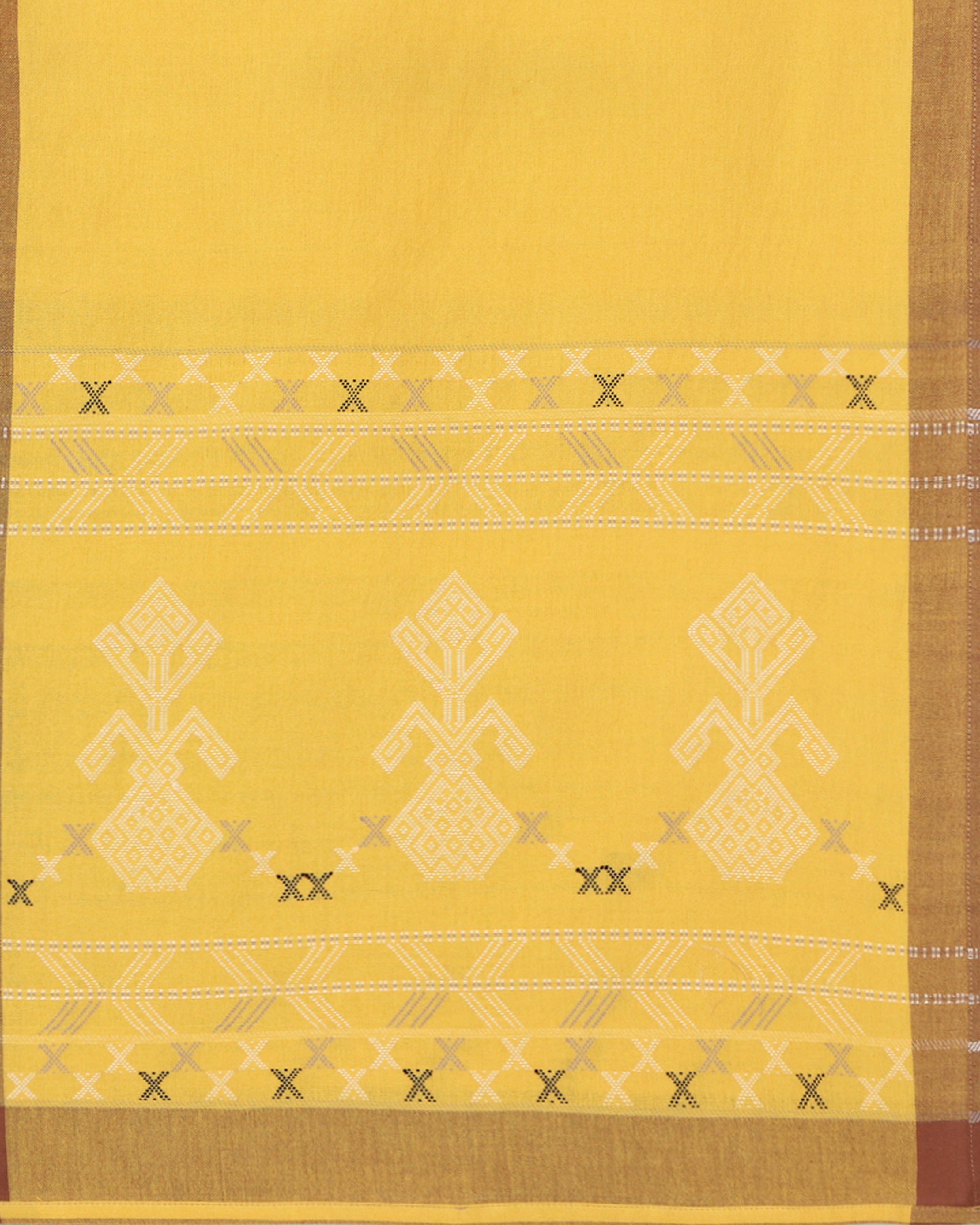 Chaavi Bhujodi Extra Weft Cotton Single Bed Cover