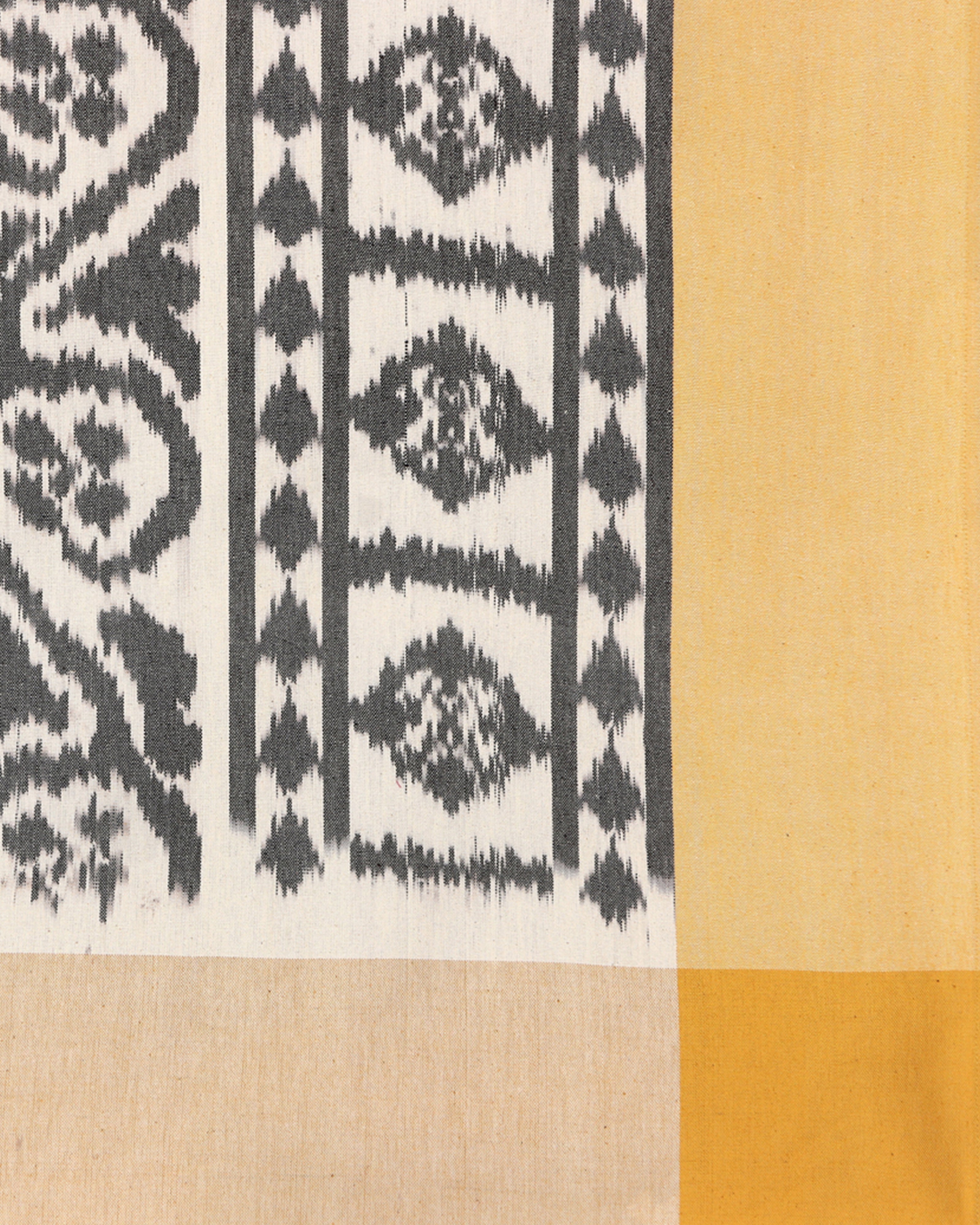 Sana Pochampally Warp Ikat Cotton Double Bed Cover