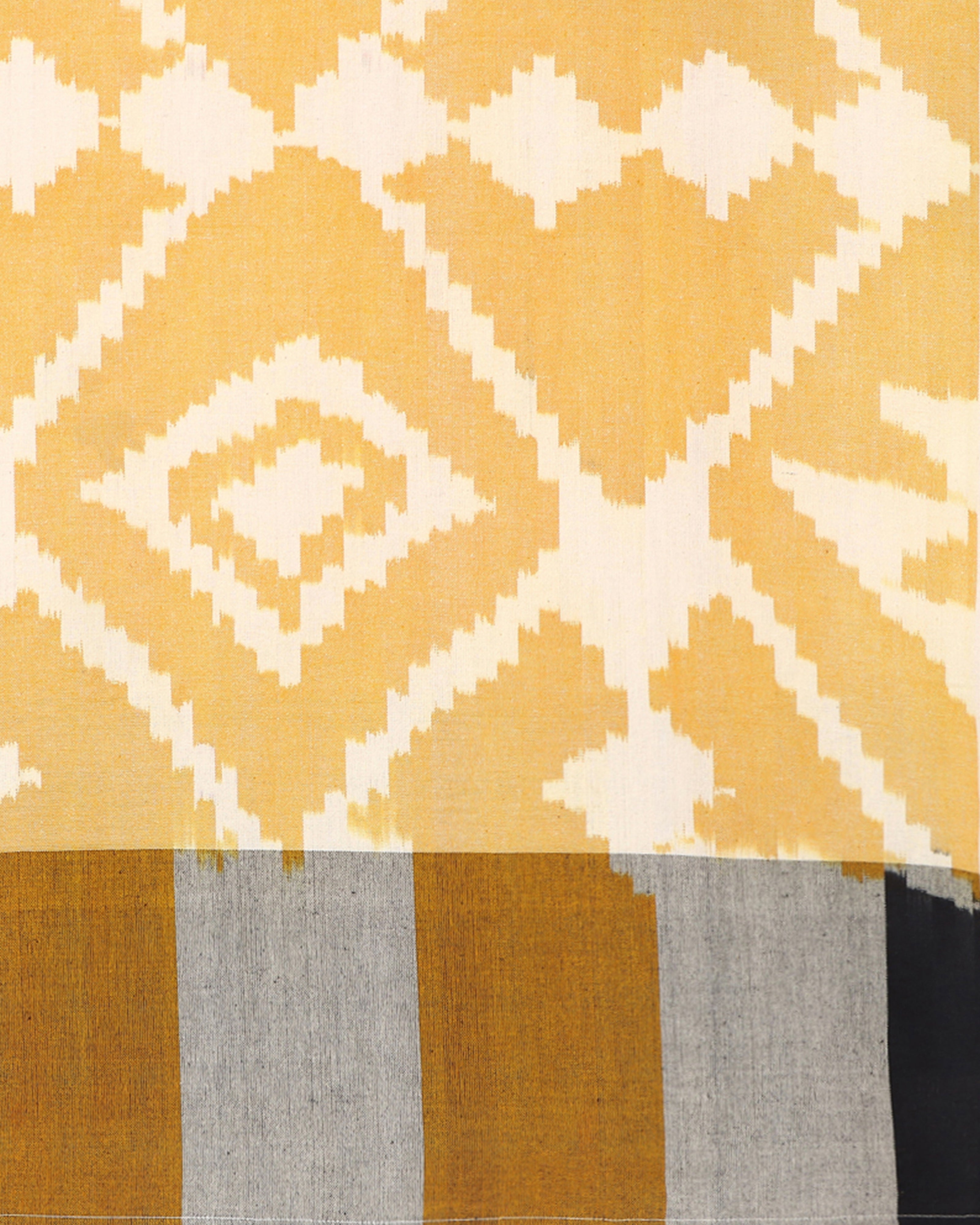 Shyla Pochampally Warp Ikat Cotton Double Bed Cover