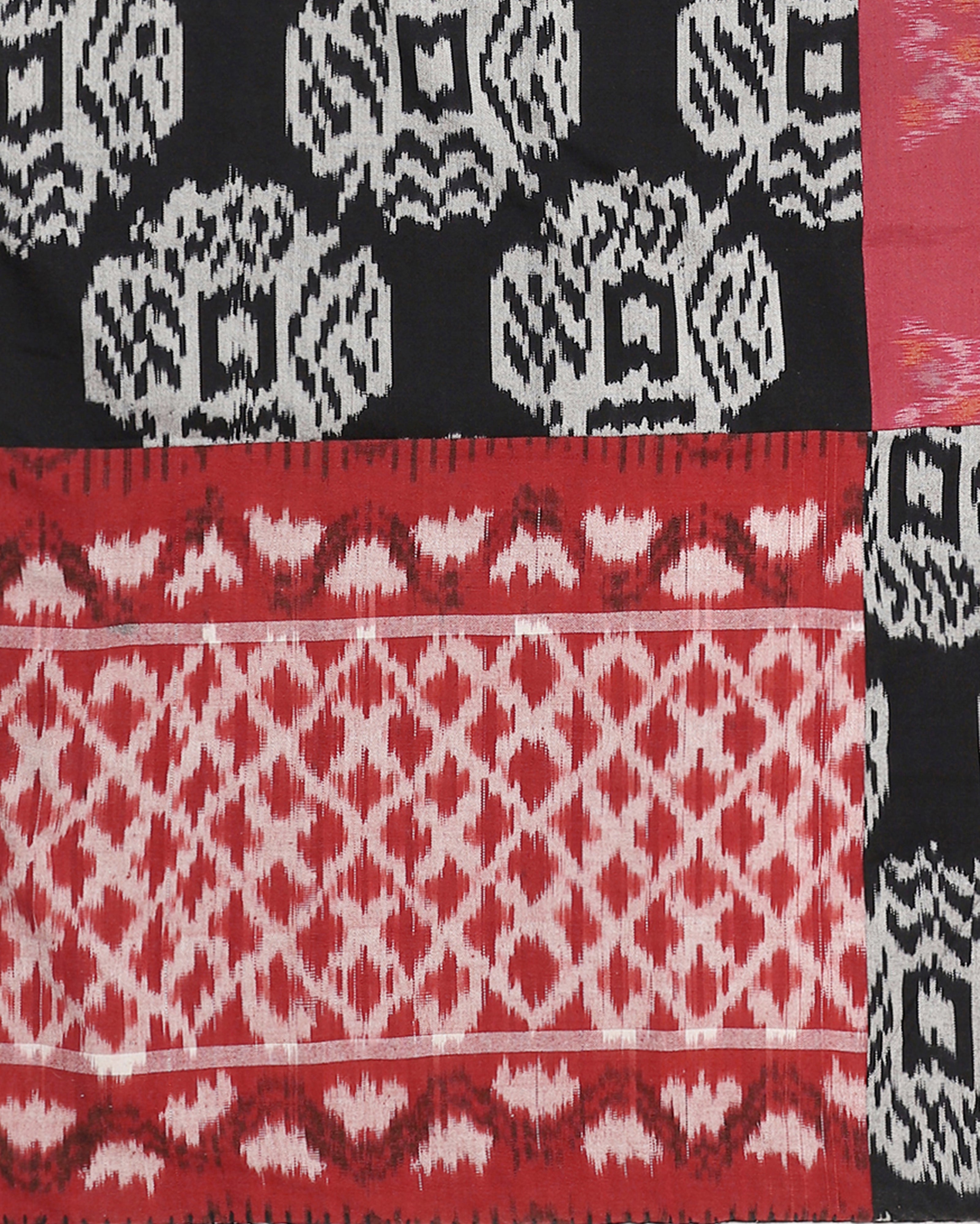 Jivan Pochampally Warp Ikat Cotton Single Bed Cover