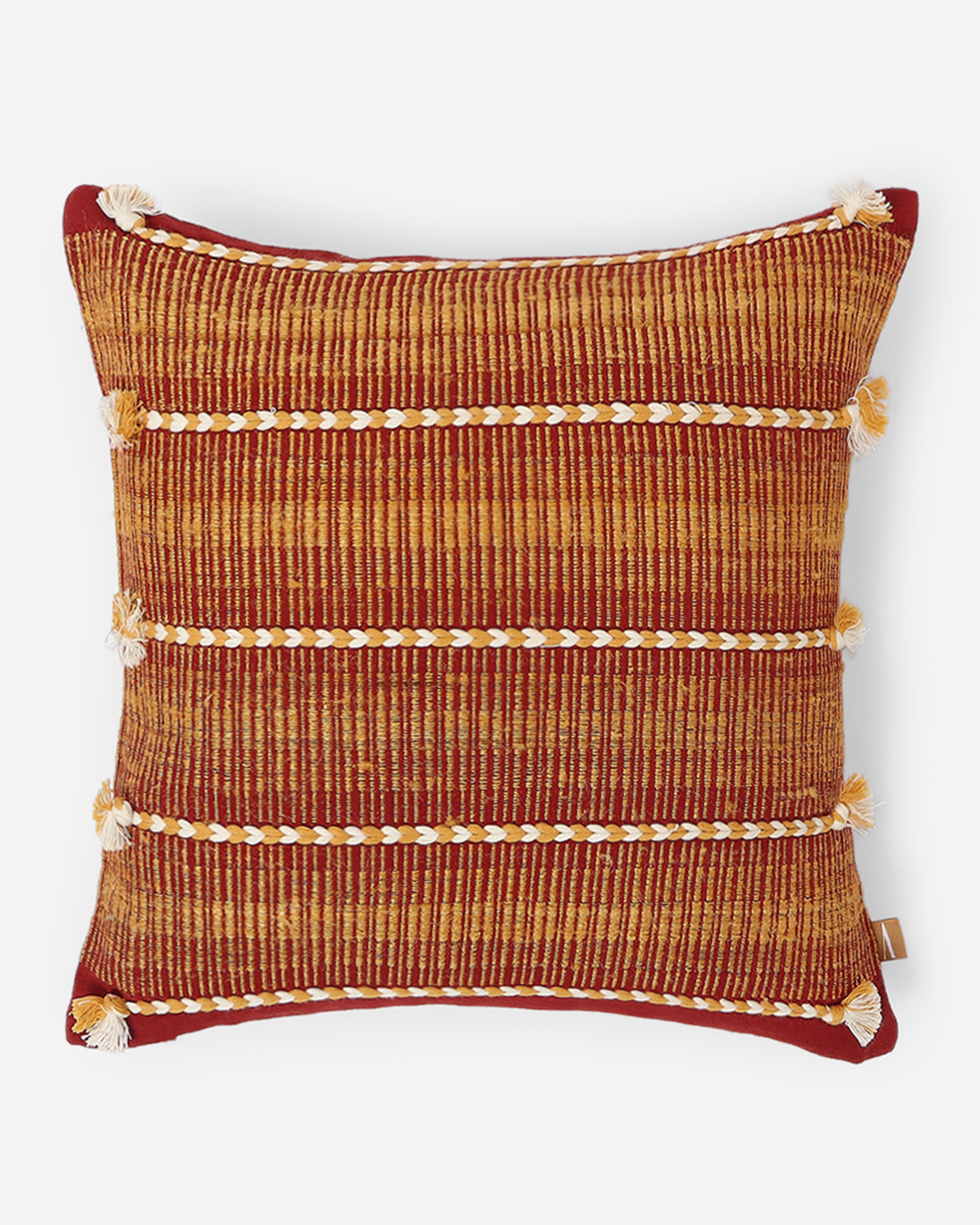 Januja Bhujodi Extra Weft Cotton Cushion Cover
