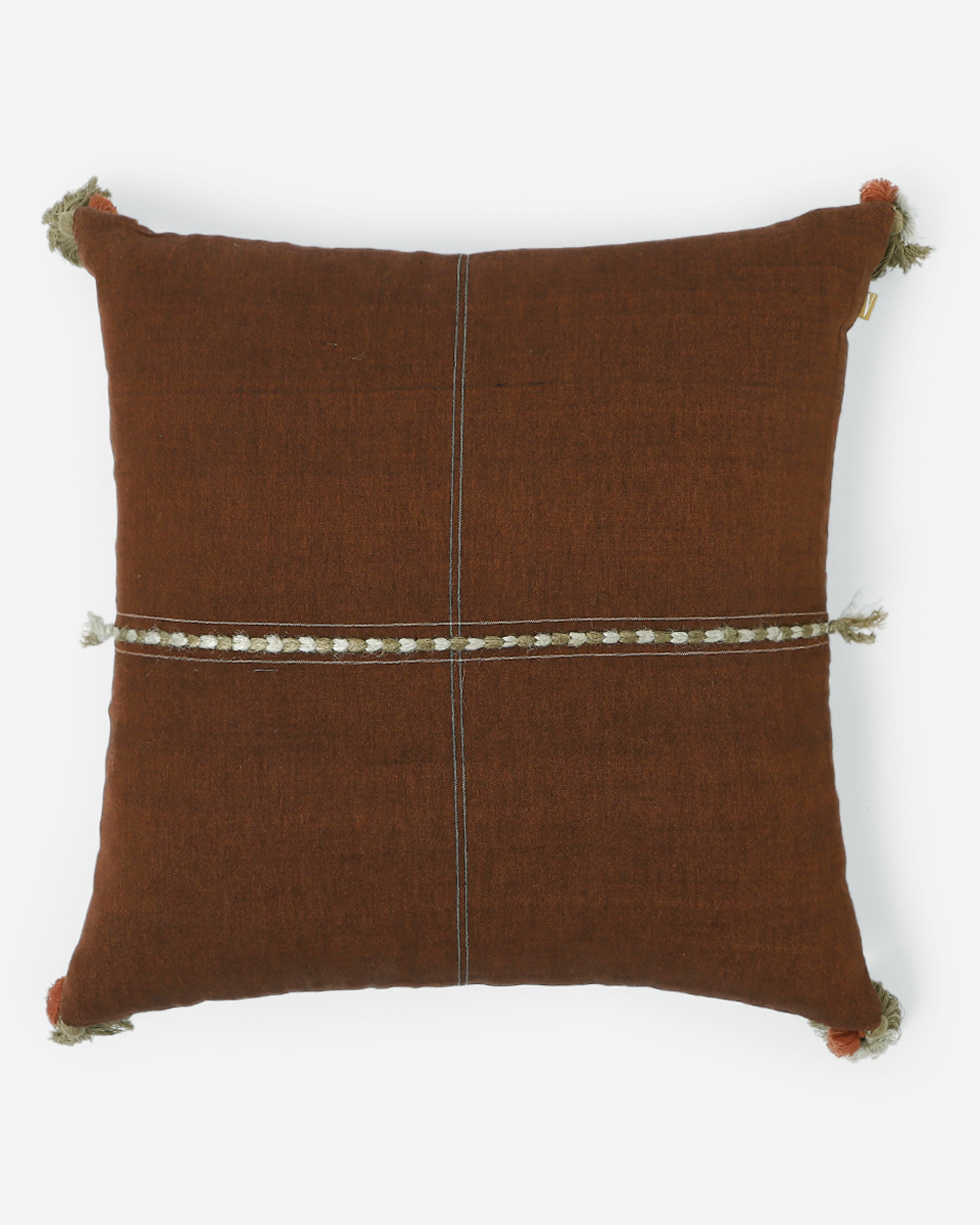 Lopa Bhujodi Extra Weft Cotton Cushion Cover