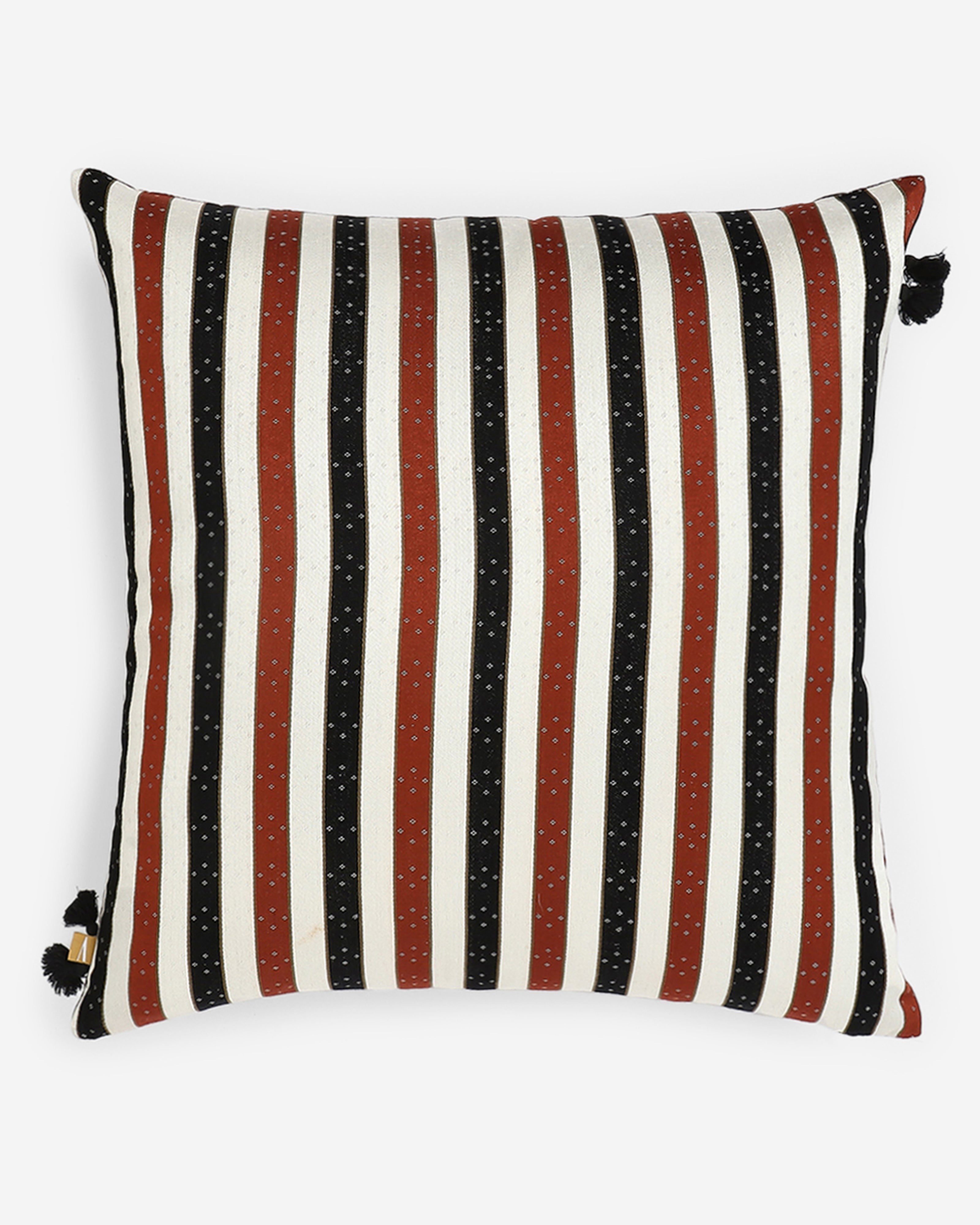 Sagara Pochampally Weft Ikat Cotton Silk Cushion Cover