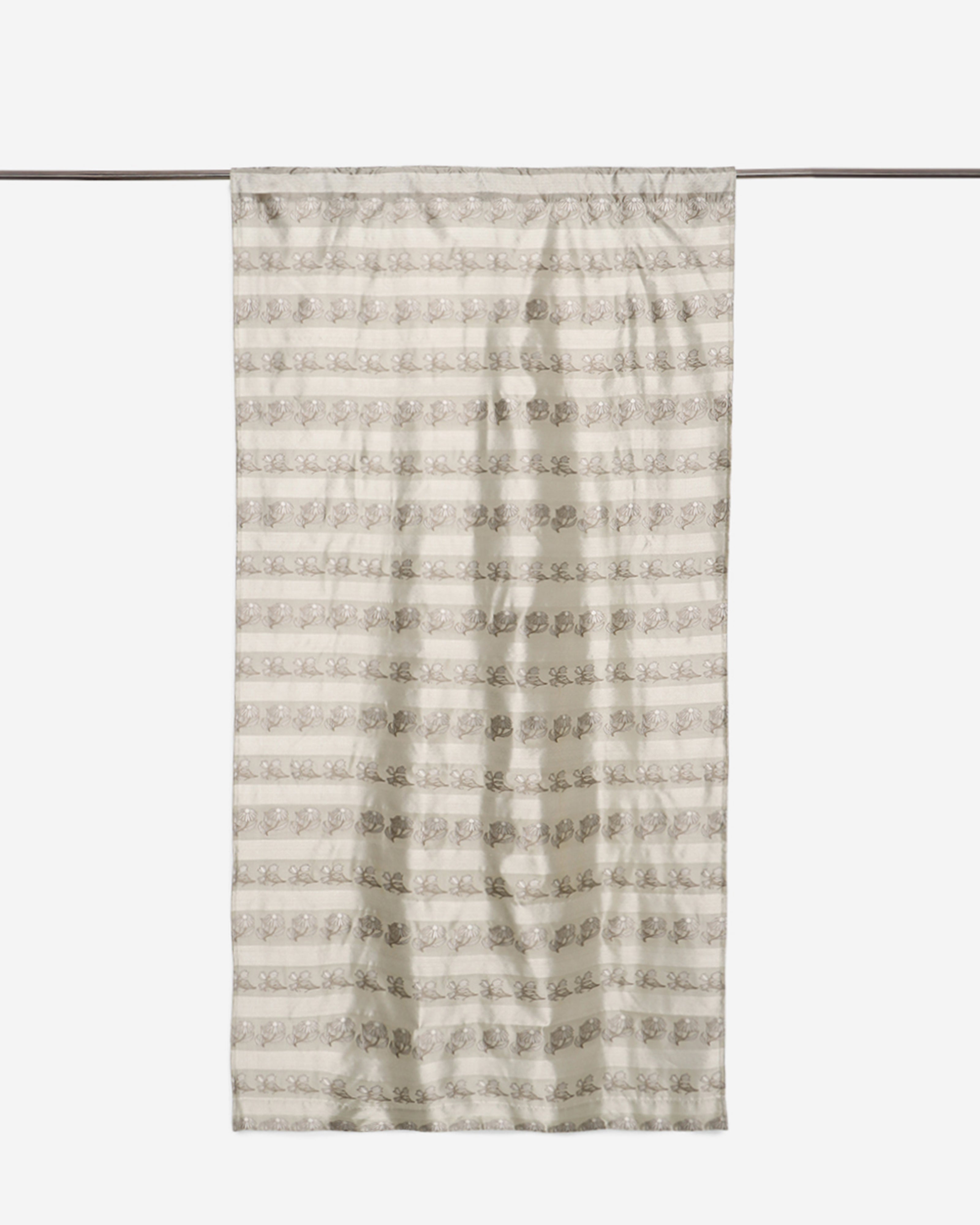 Sunflower Banarasi Cutwork Silk Curtain