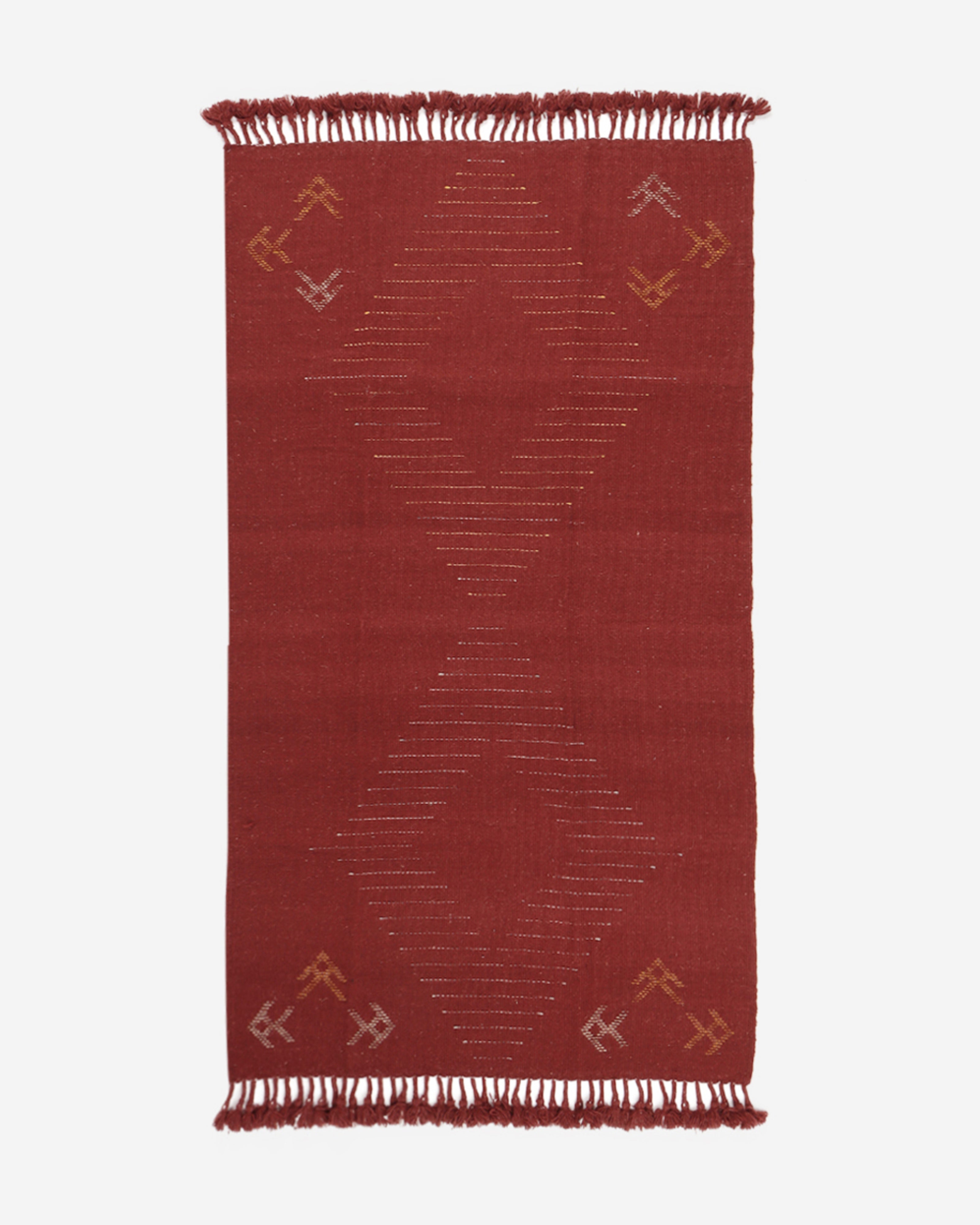 Daksha Bhujodi Extra Weft Cotton Wool Rug