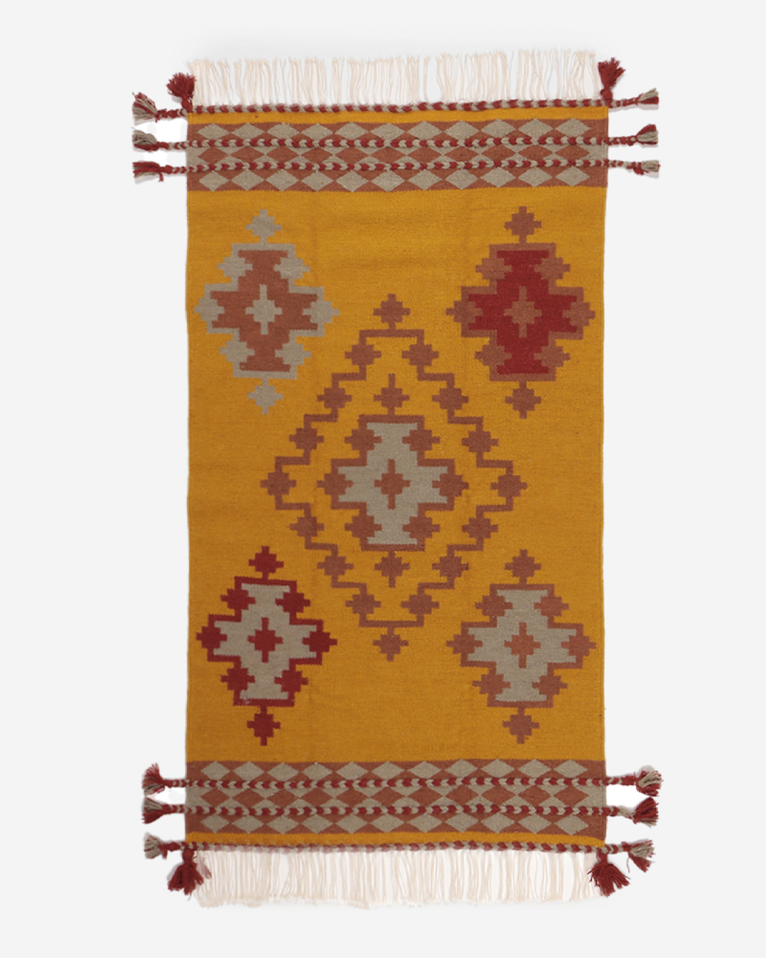 Mahika Bhujodi Kharad Cotton Wool Rug