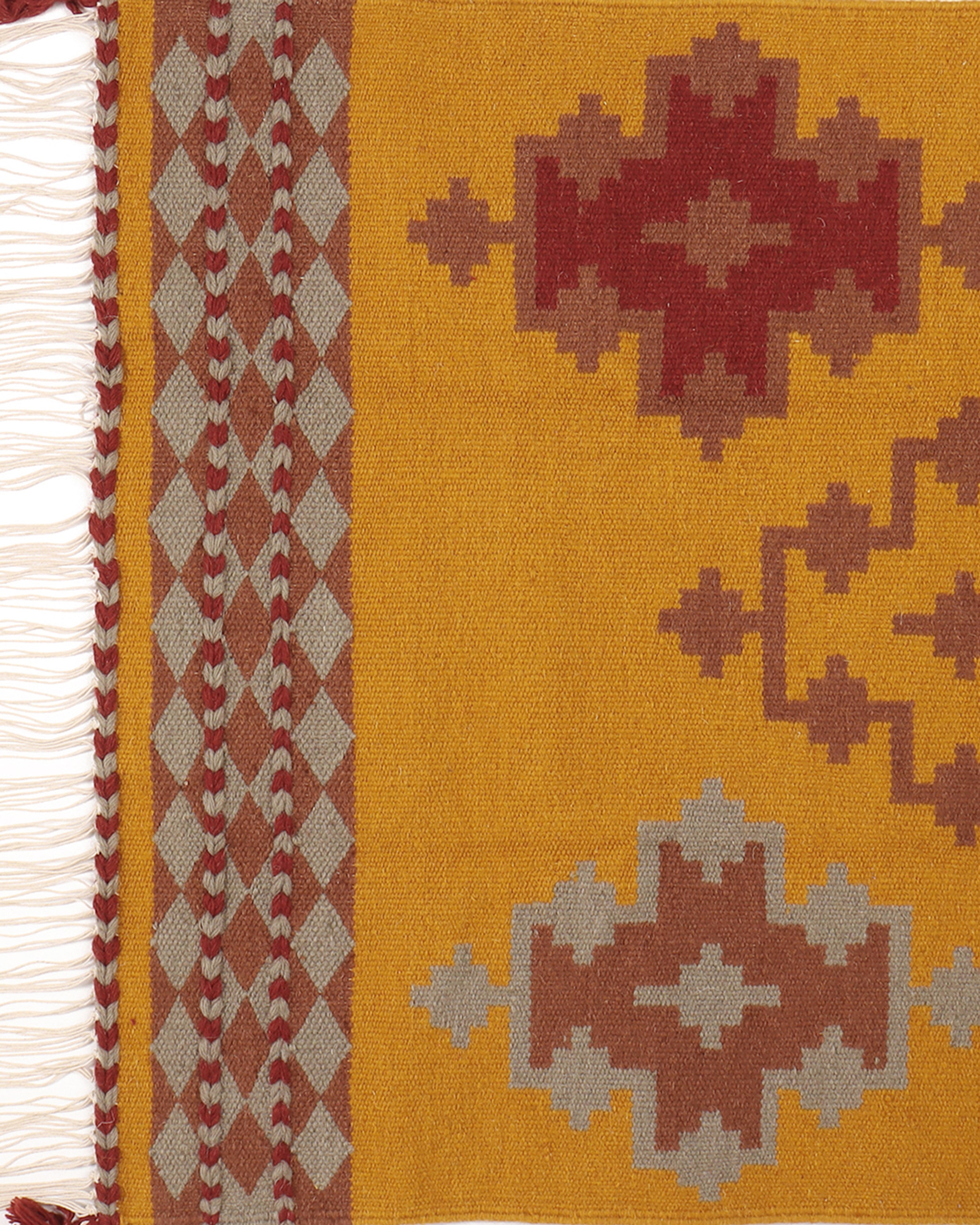 Mahika Bhujodi Kharad Cotton Wool Rug