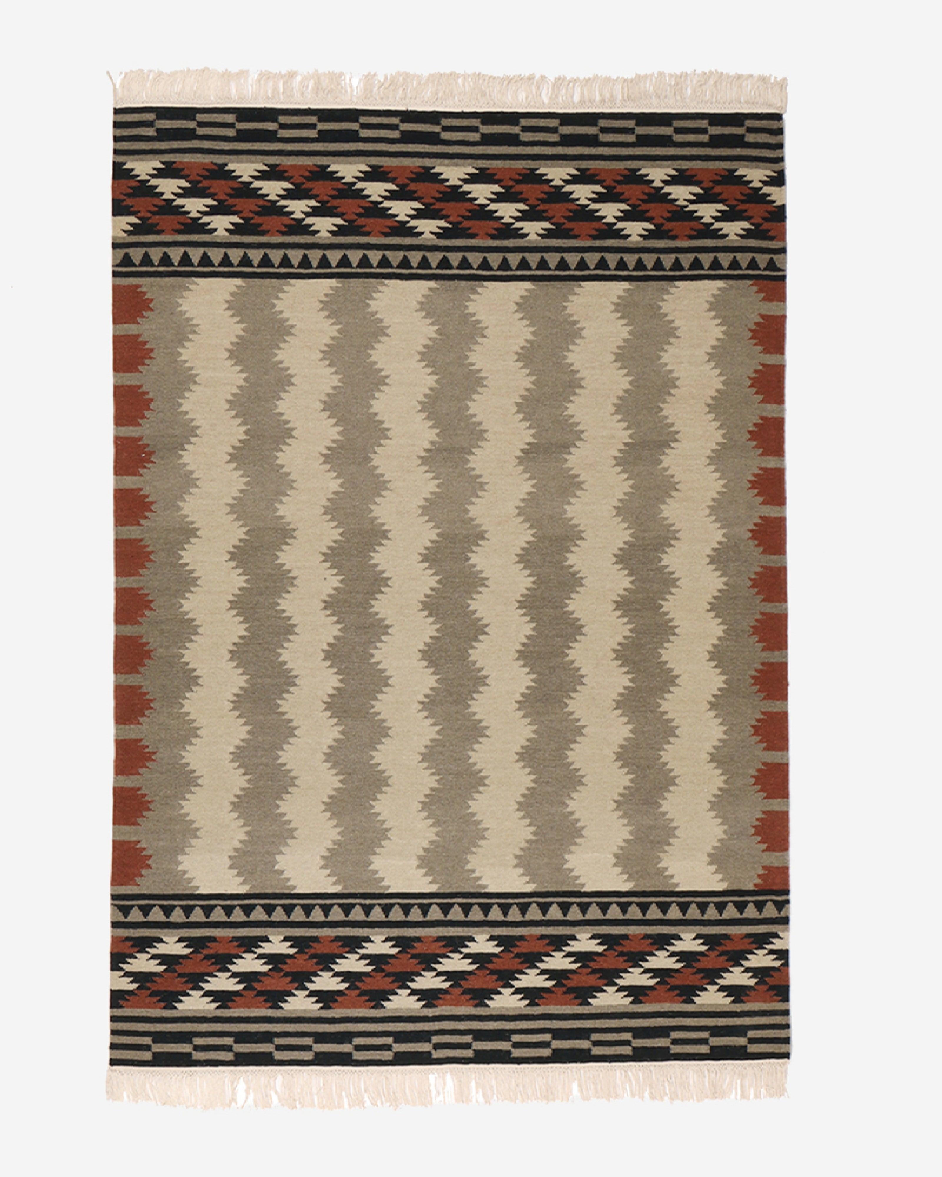 Kavya Bhadohi Panja Cotton Wool Rug