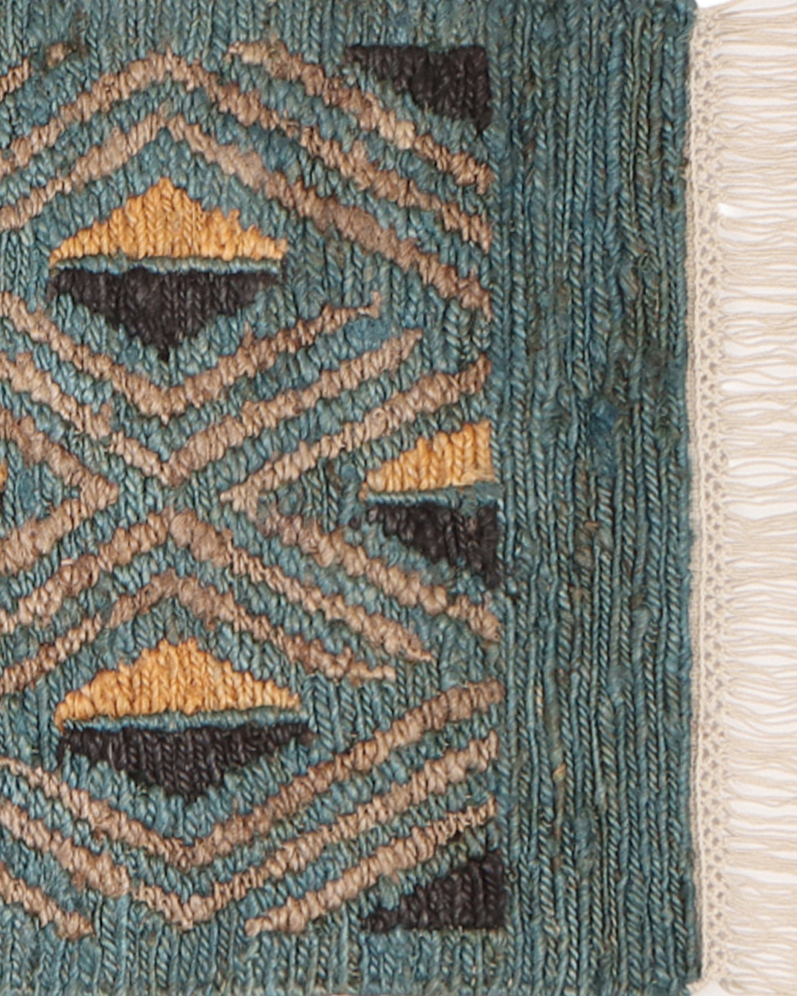 Diamonds Bhadohi Soumak Cotton Jute Rug