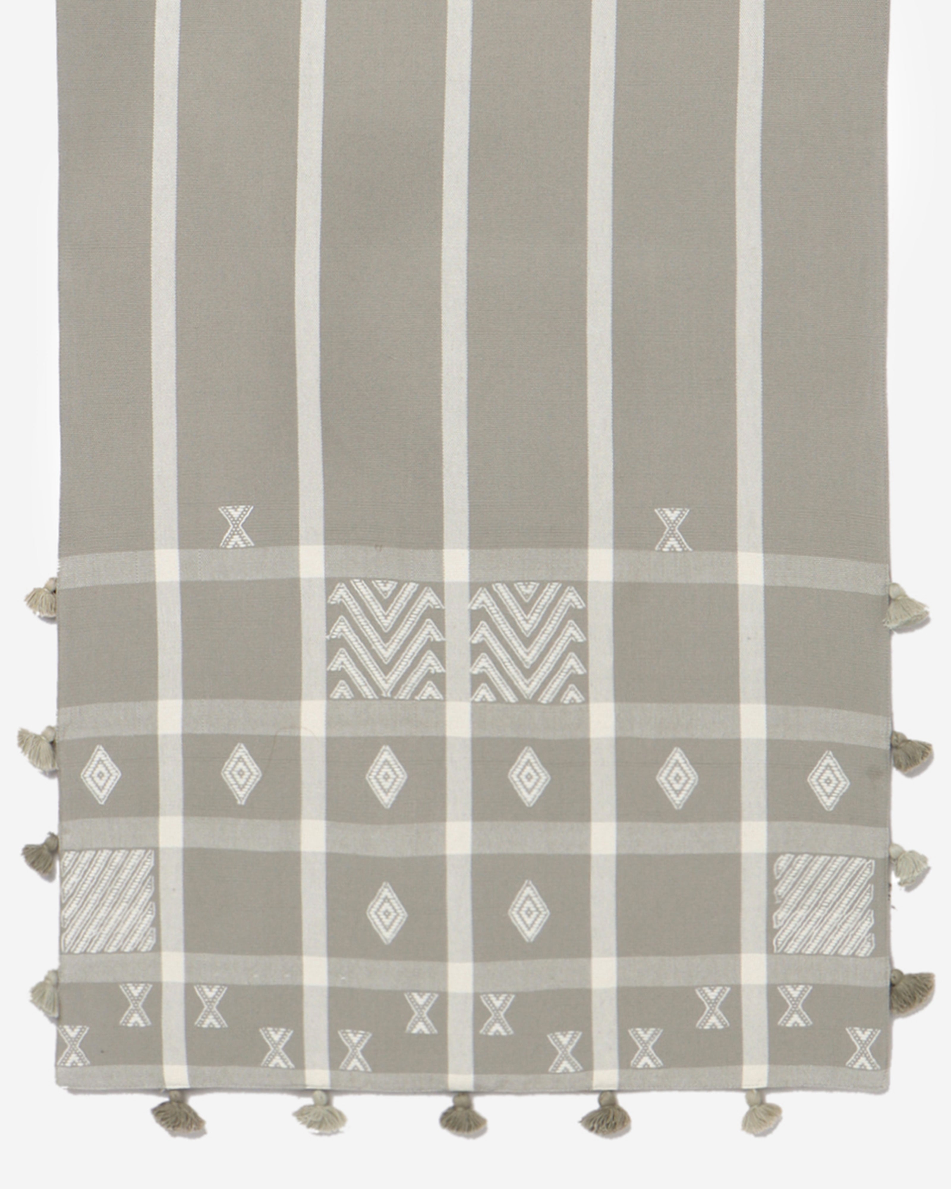 Ekiya Bhujodi Extra Weft Cotton Table Runner