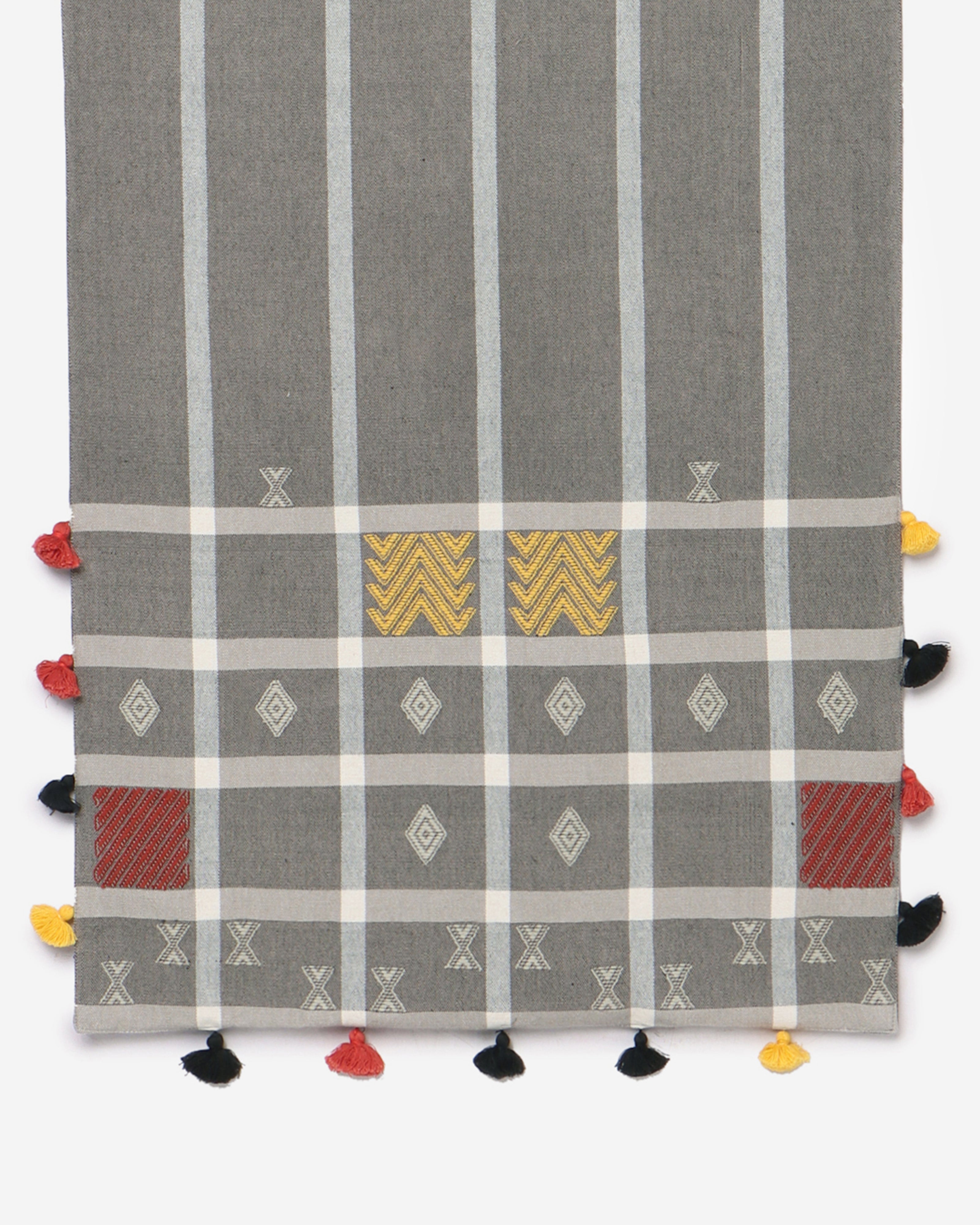 Ekiya Bhujodi Extra Weft Cotton Table Runner