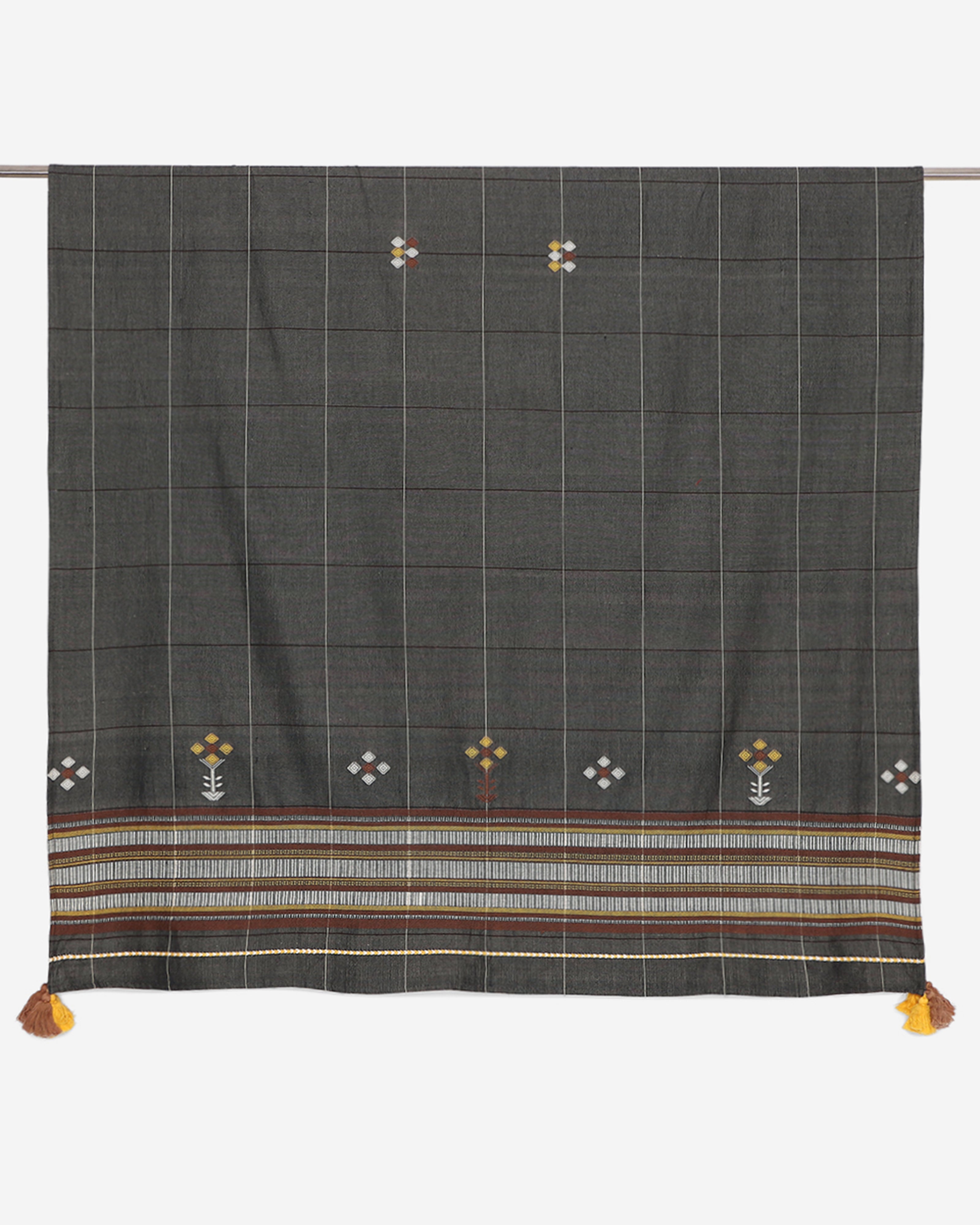 Wardha Bhujodi Extra Weft Cotton Table Cover