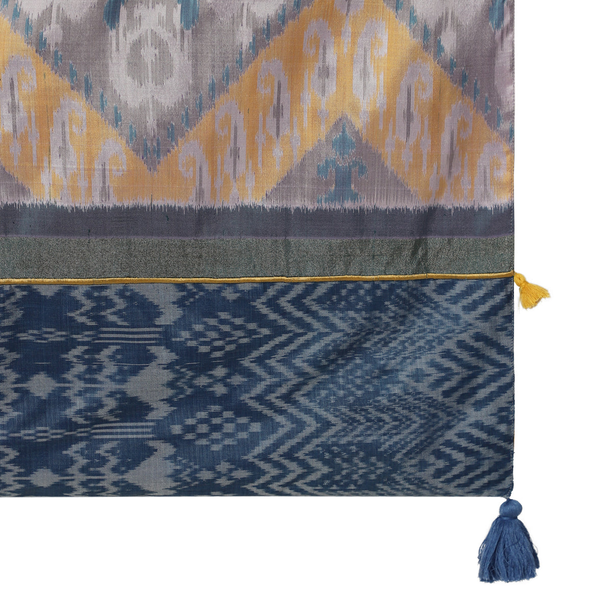 Mohul Pochampally Warp Ikat Silk Throw