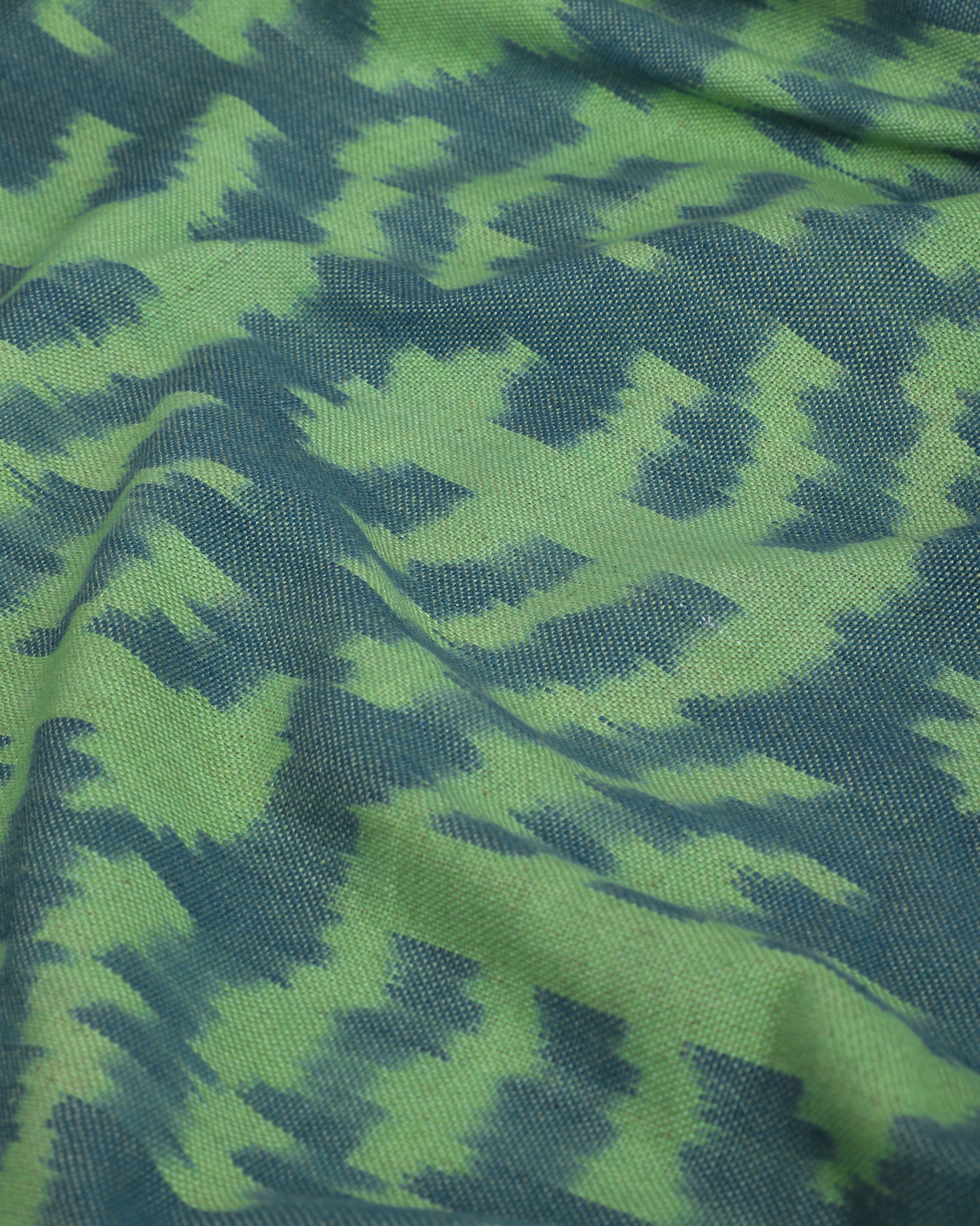 Aami Pochampally Warp Ikat Cotton Double Bed Cover