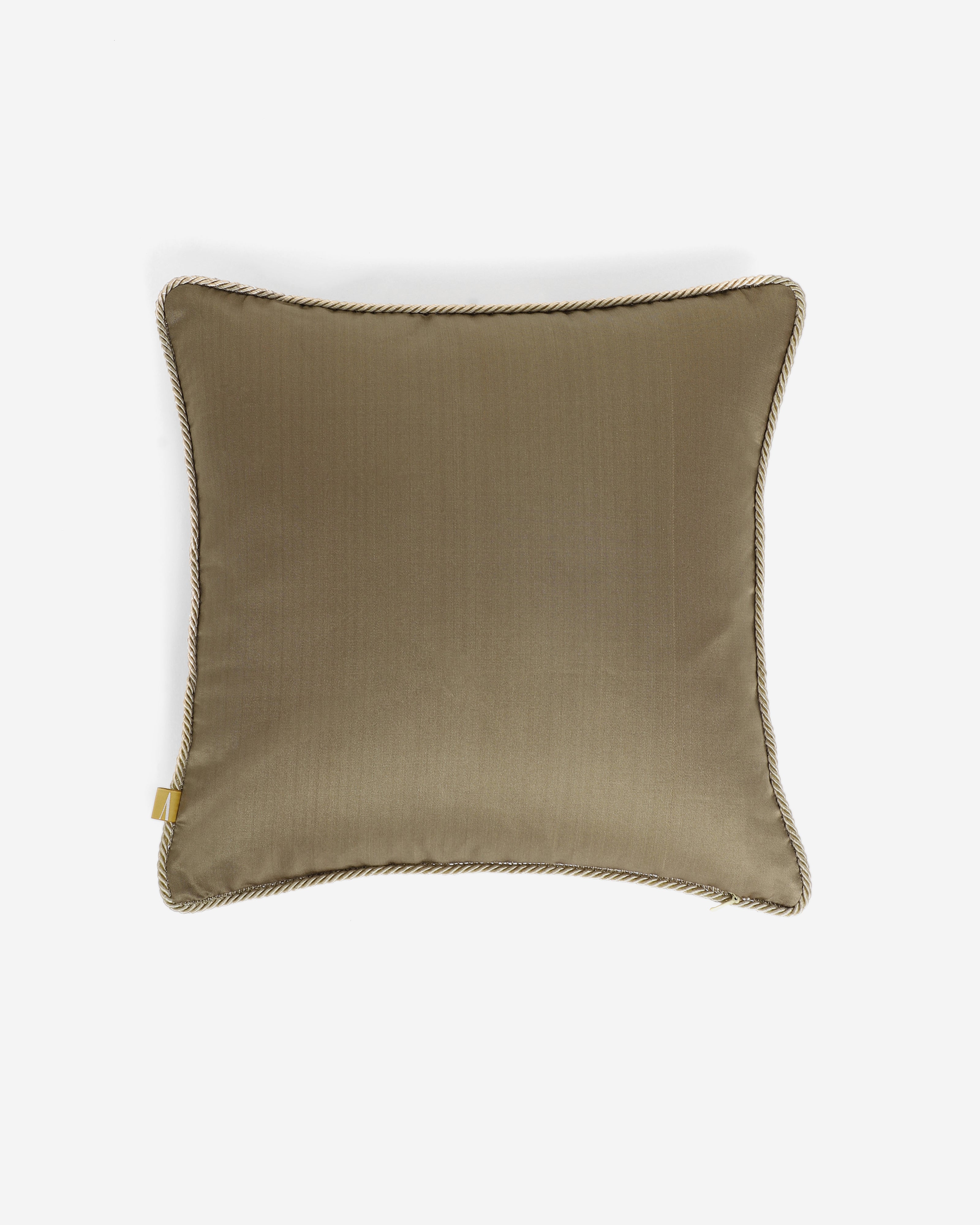 Solid Satin Silk Cotton Cushion Cover