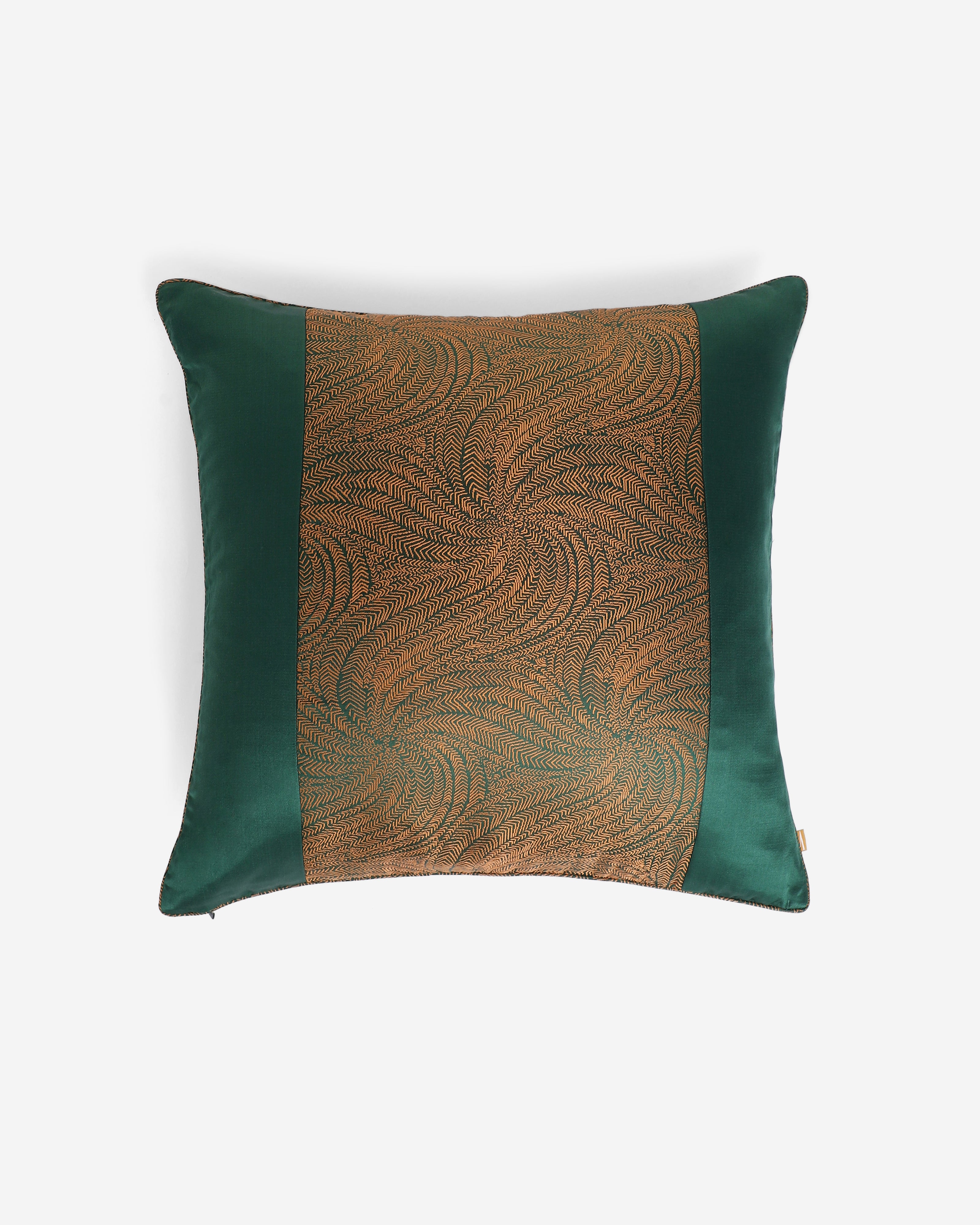 Eela Banarasi Tanchoi Silk Cushion Cover