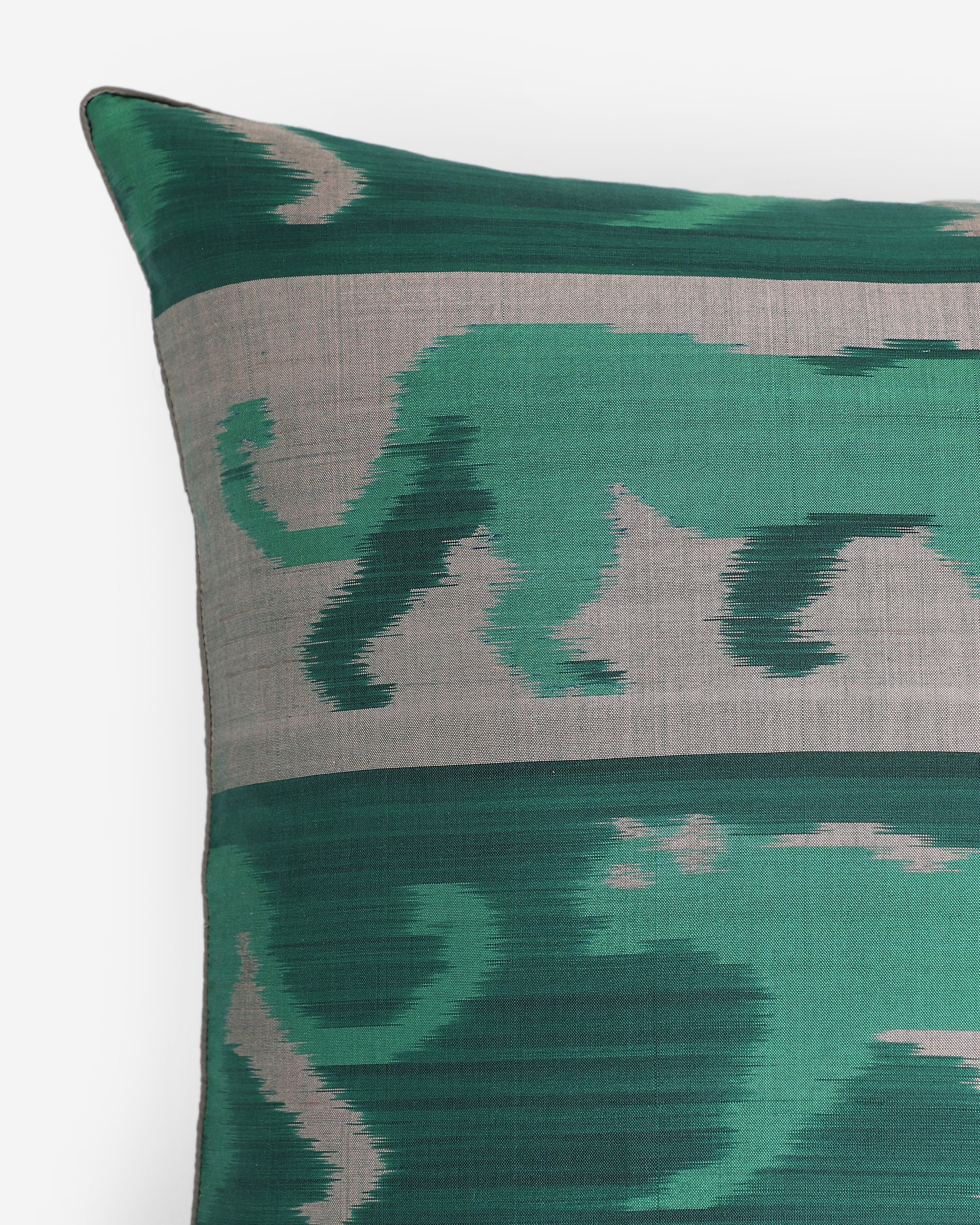 Varuni Pochampally Weft Ikat Cotton Silk Cushion Cover