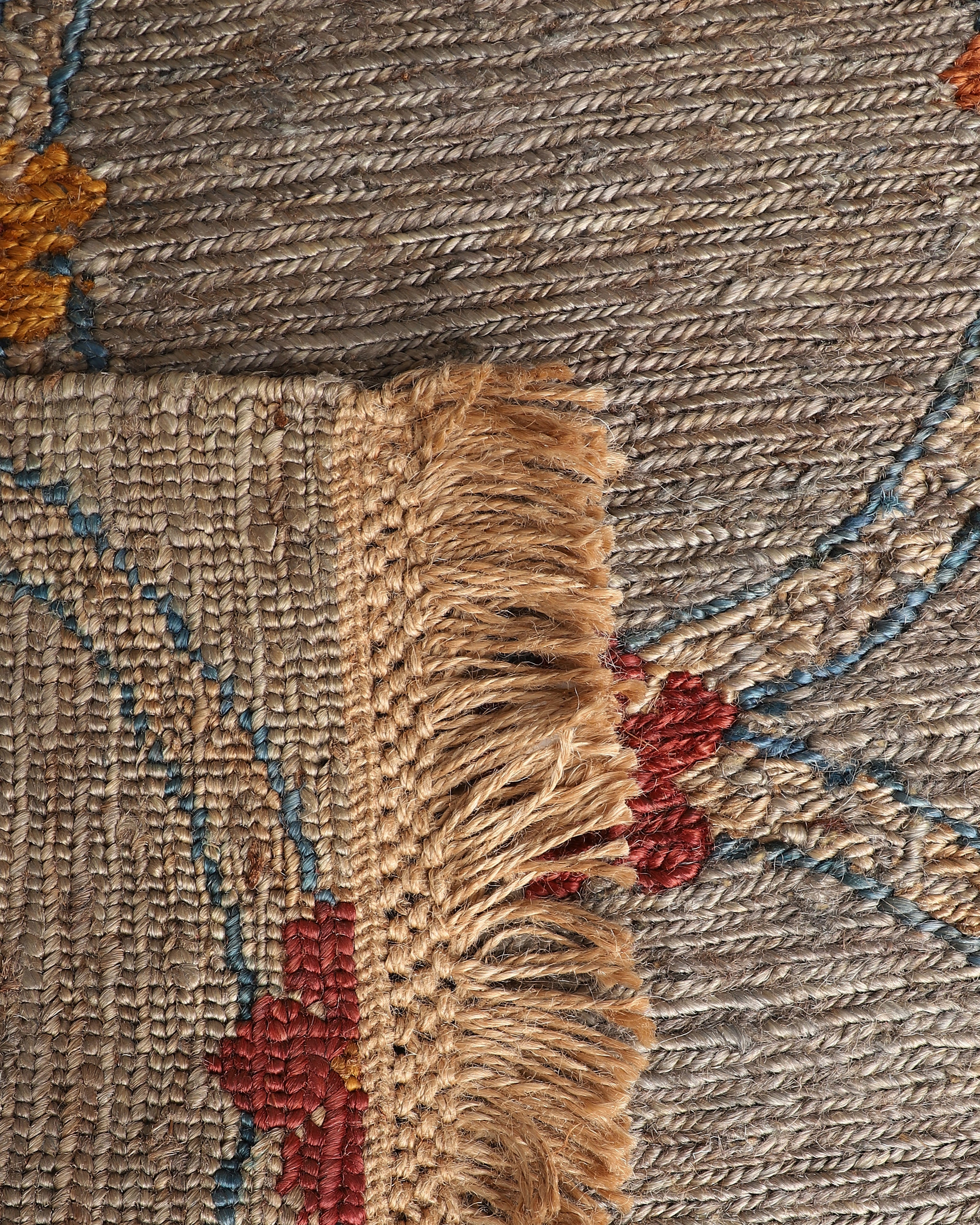 Idukki Bhadohi Soumak Jute Rug