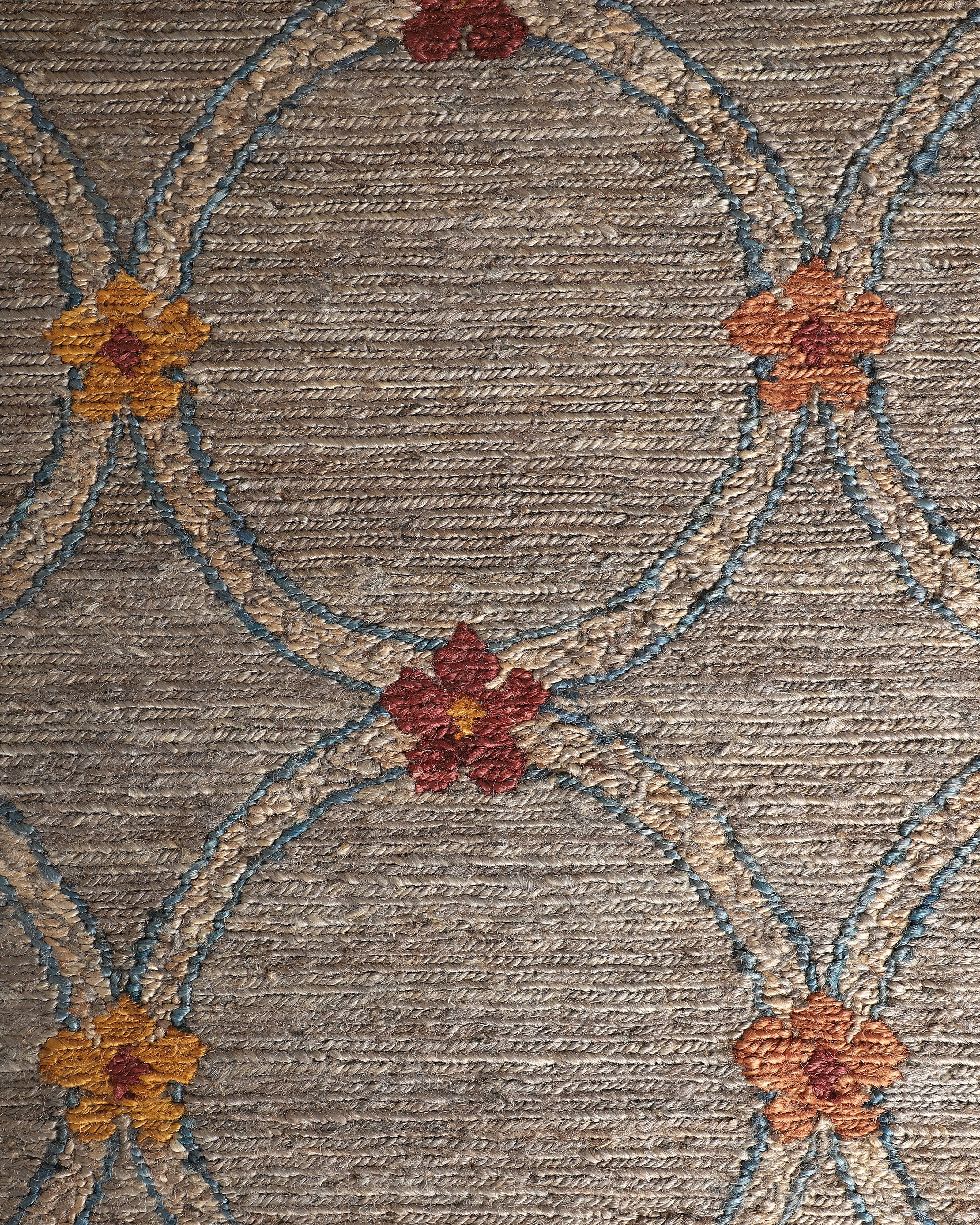 Idukki Bhadohi Soumak Jute Rug