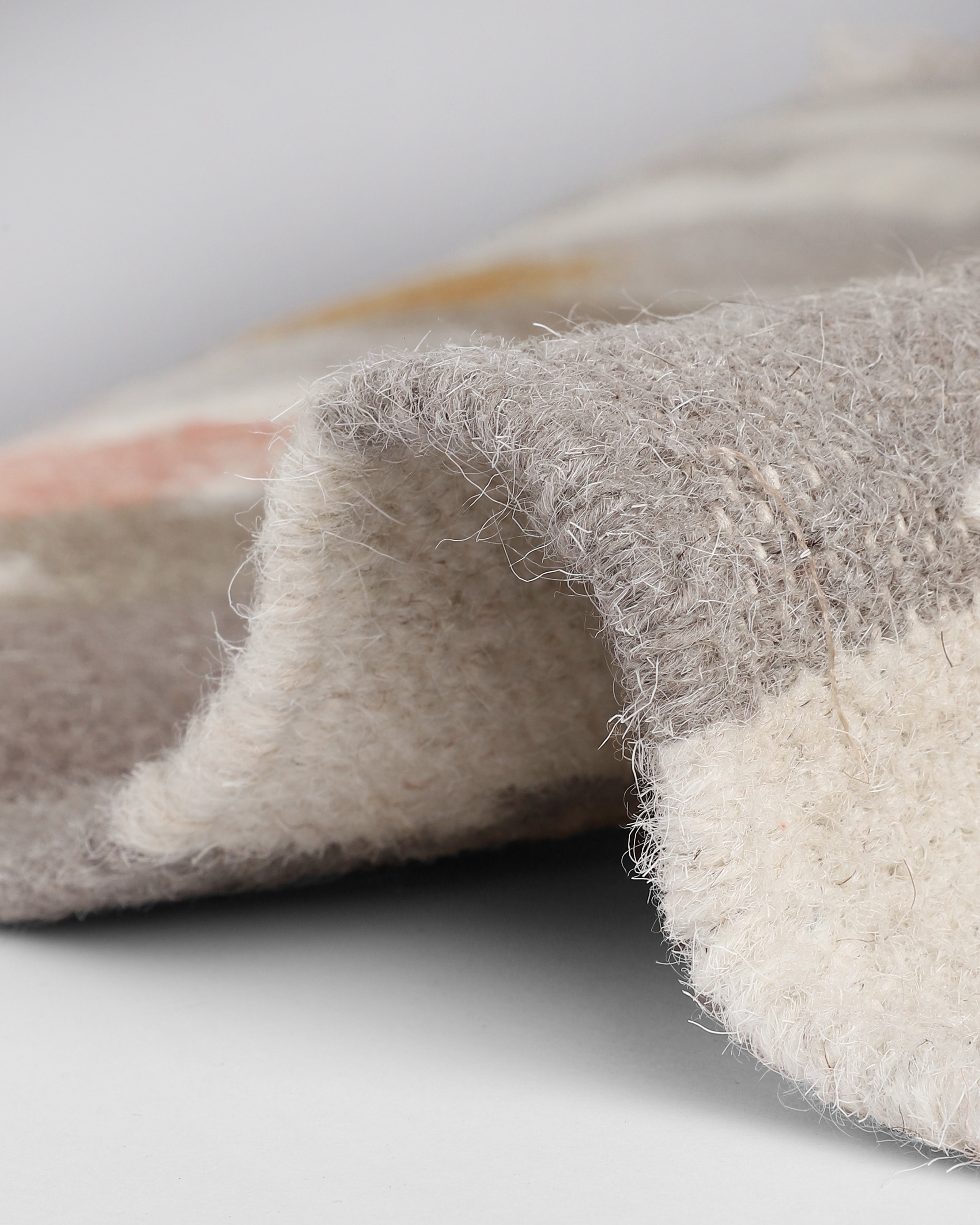 Waves Bhadohi Panja Cotton Wool Rug