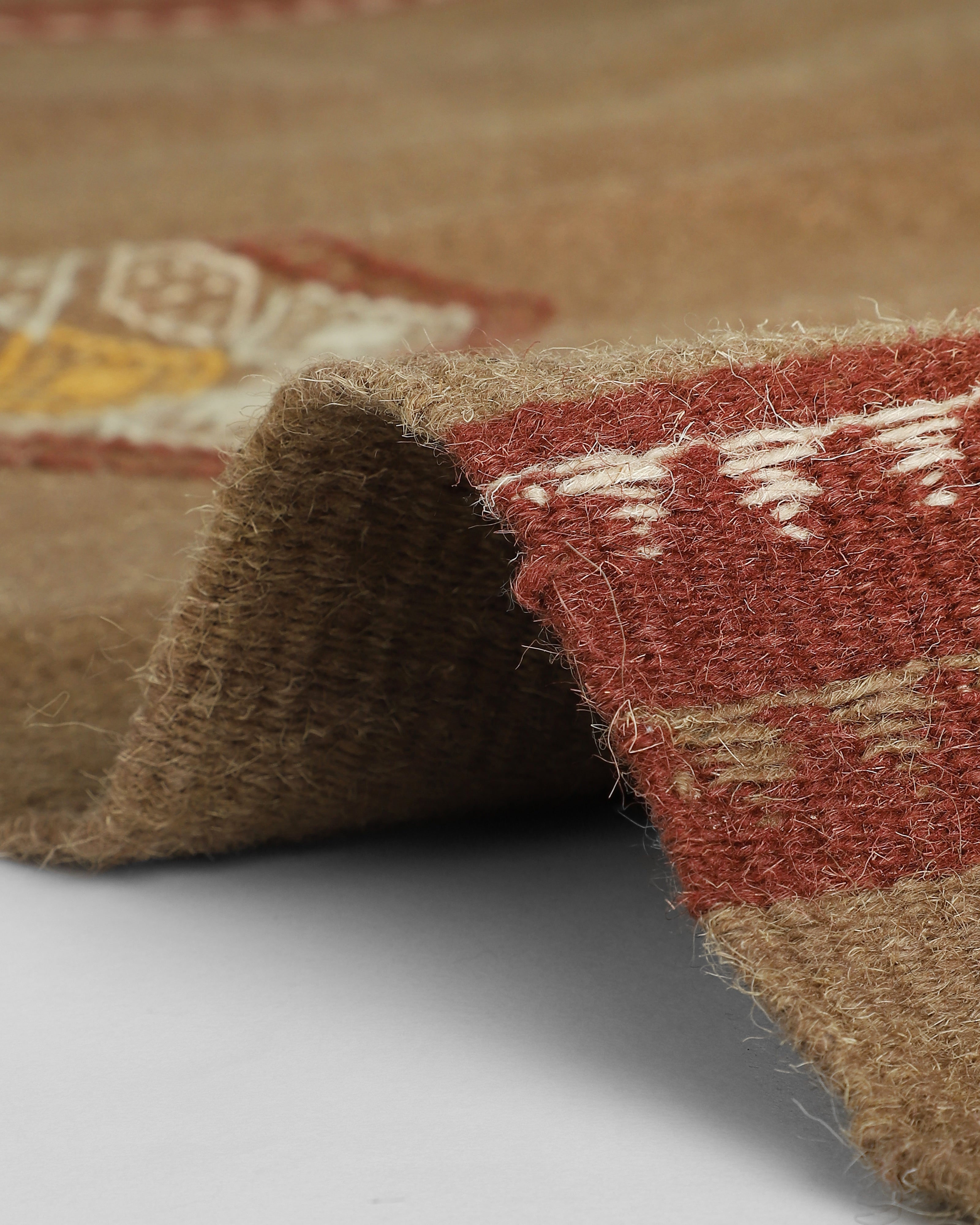 Silaah Bhujodi Extra Weft Cotton Wool Rug