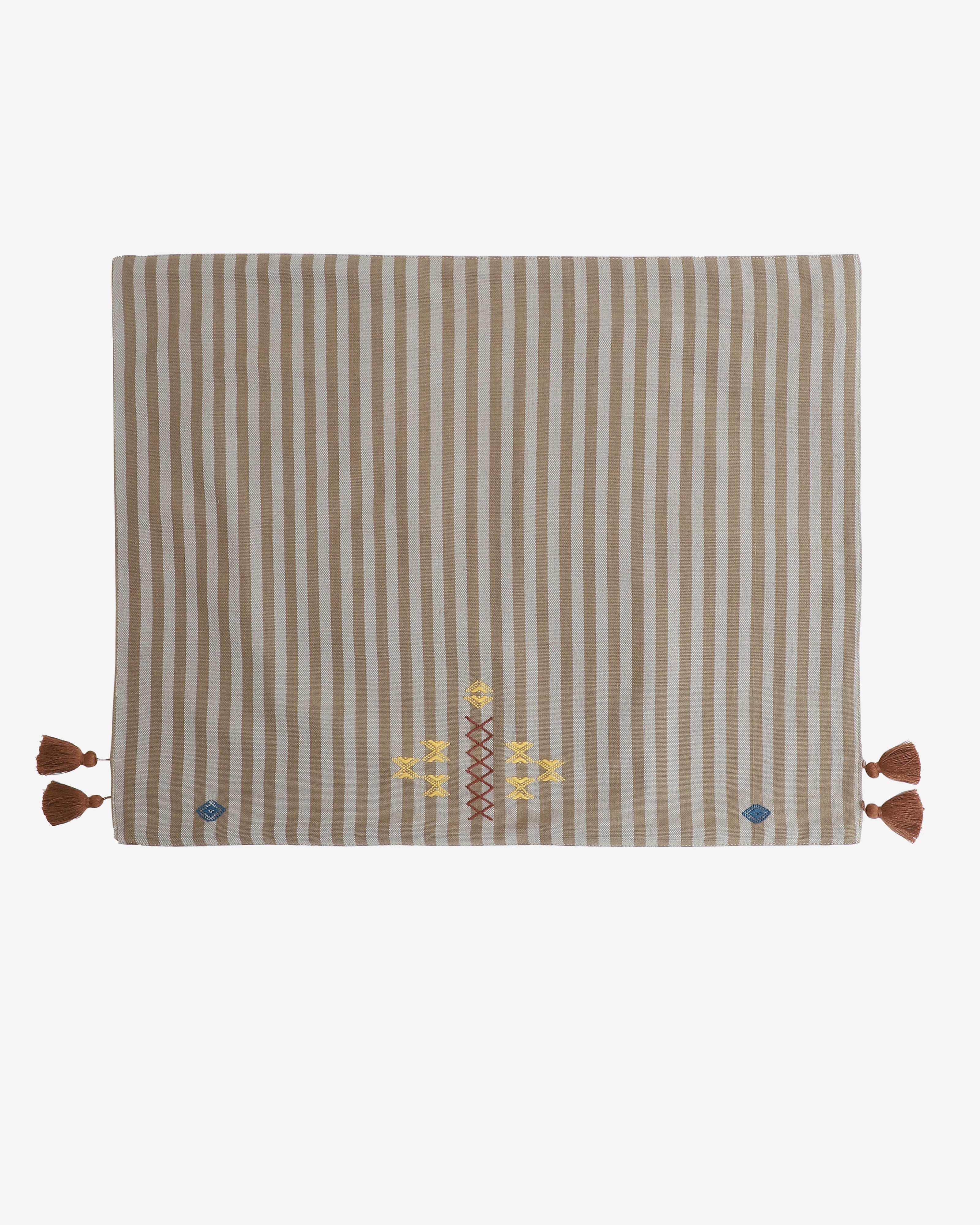 Charvi Bhujodi Extra Weft Cotton Table Mat | Set of 6