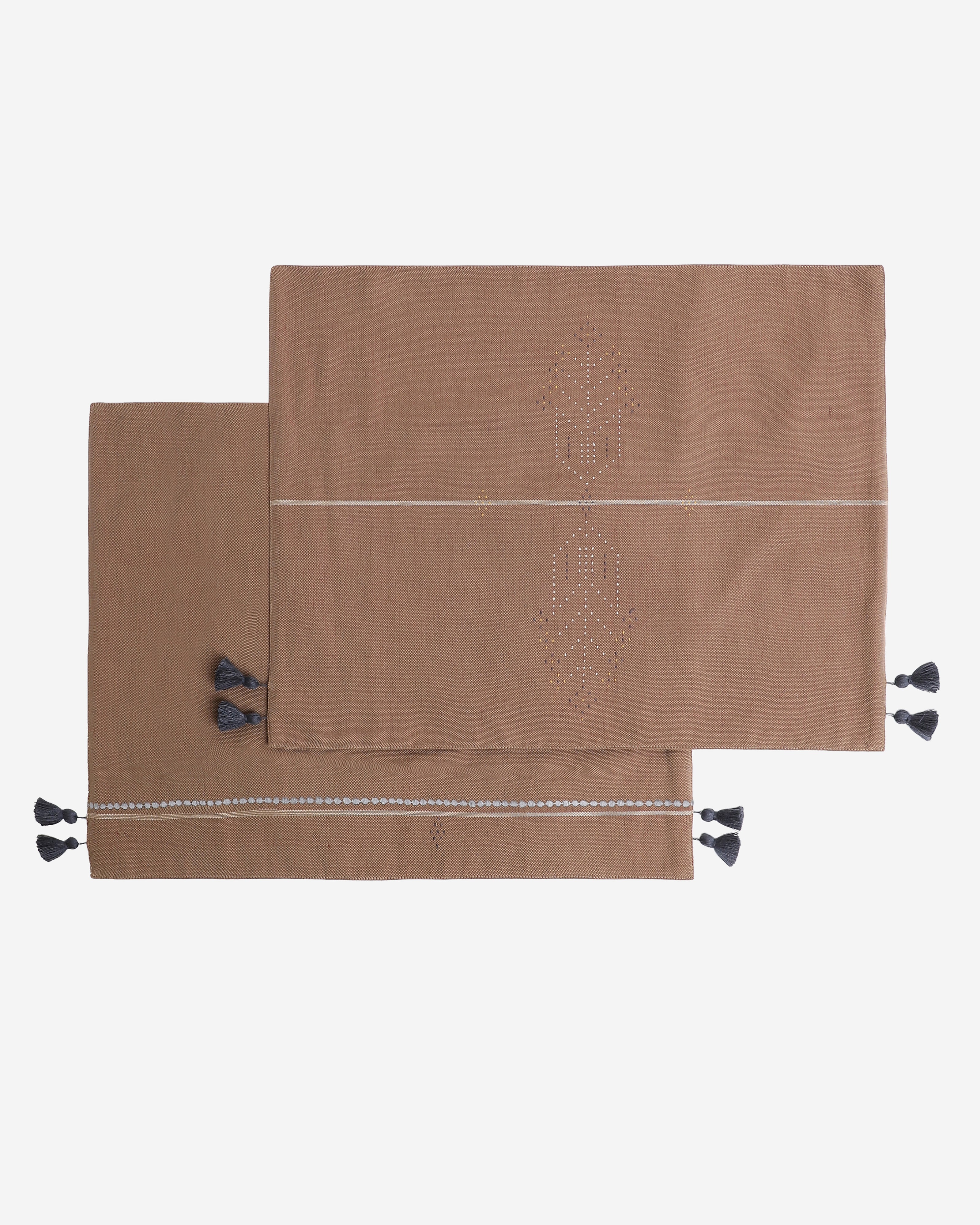 Jinke Bhujodi Tangalia Cotton Table Mat | Set of 6