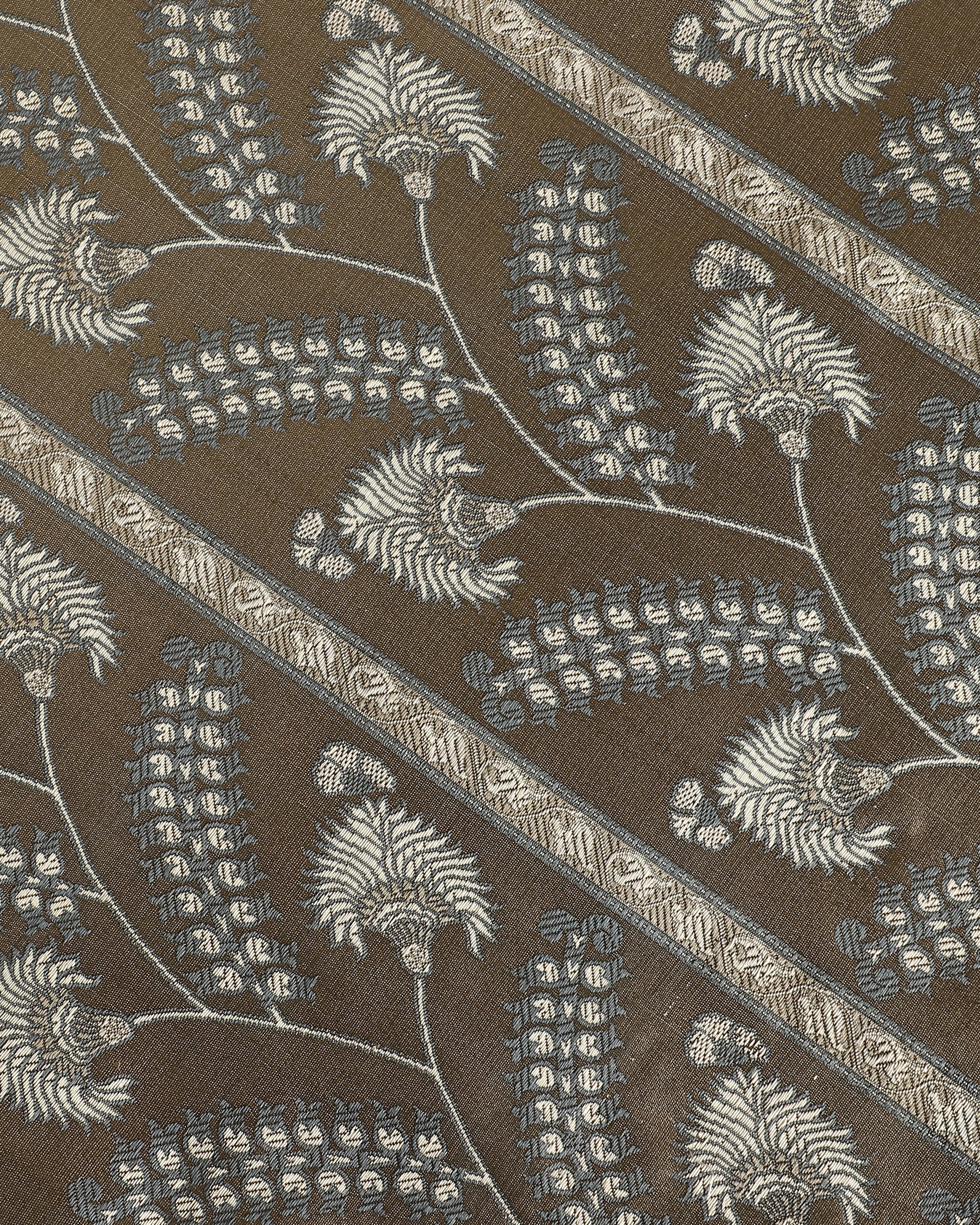 Banou Banarasi Tanchoi Silk Table Runner