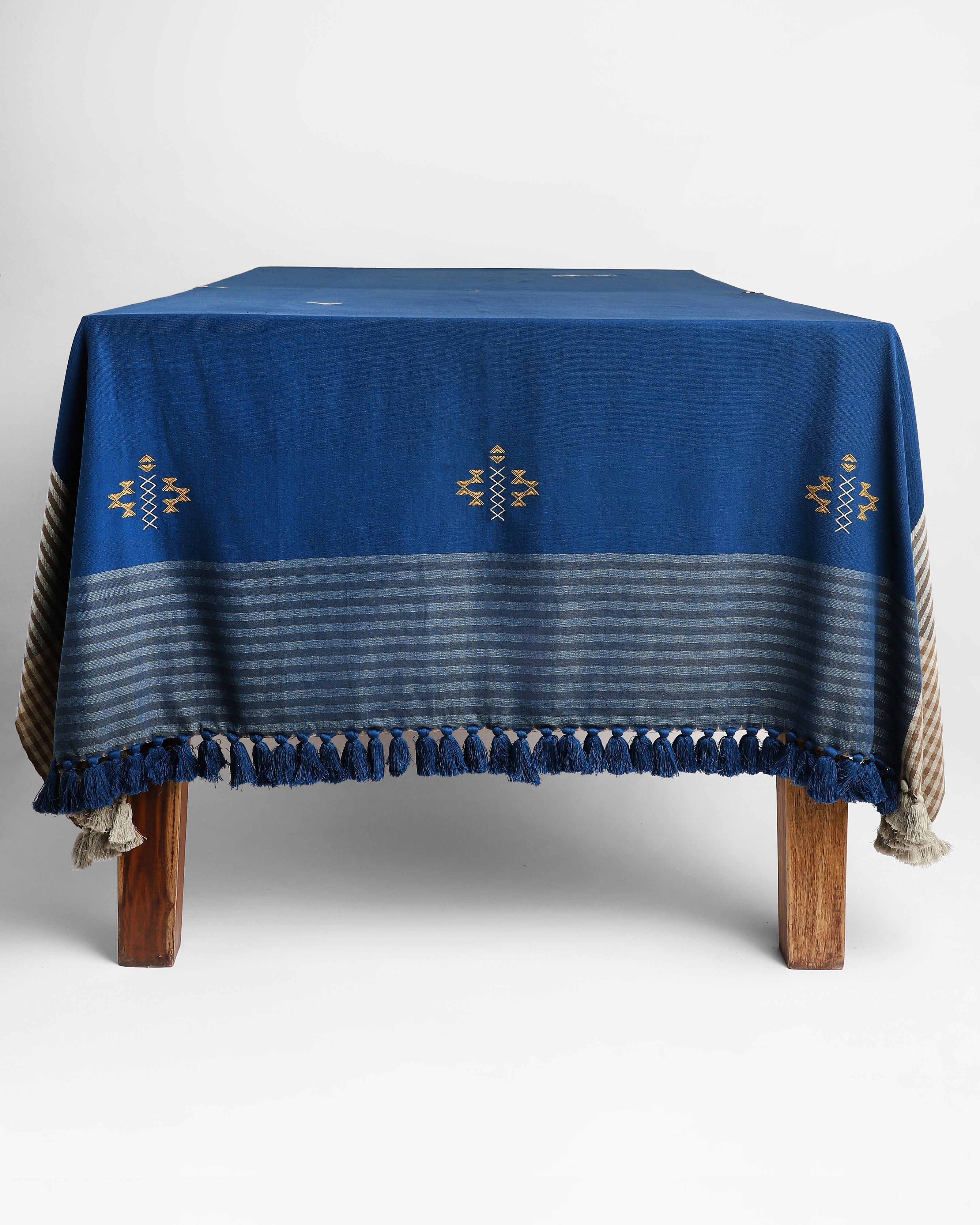 Akhila Bhujodi Extra Weft Cotton Table Cover