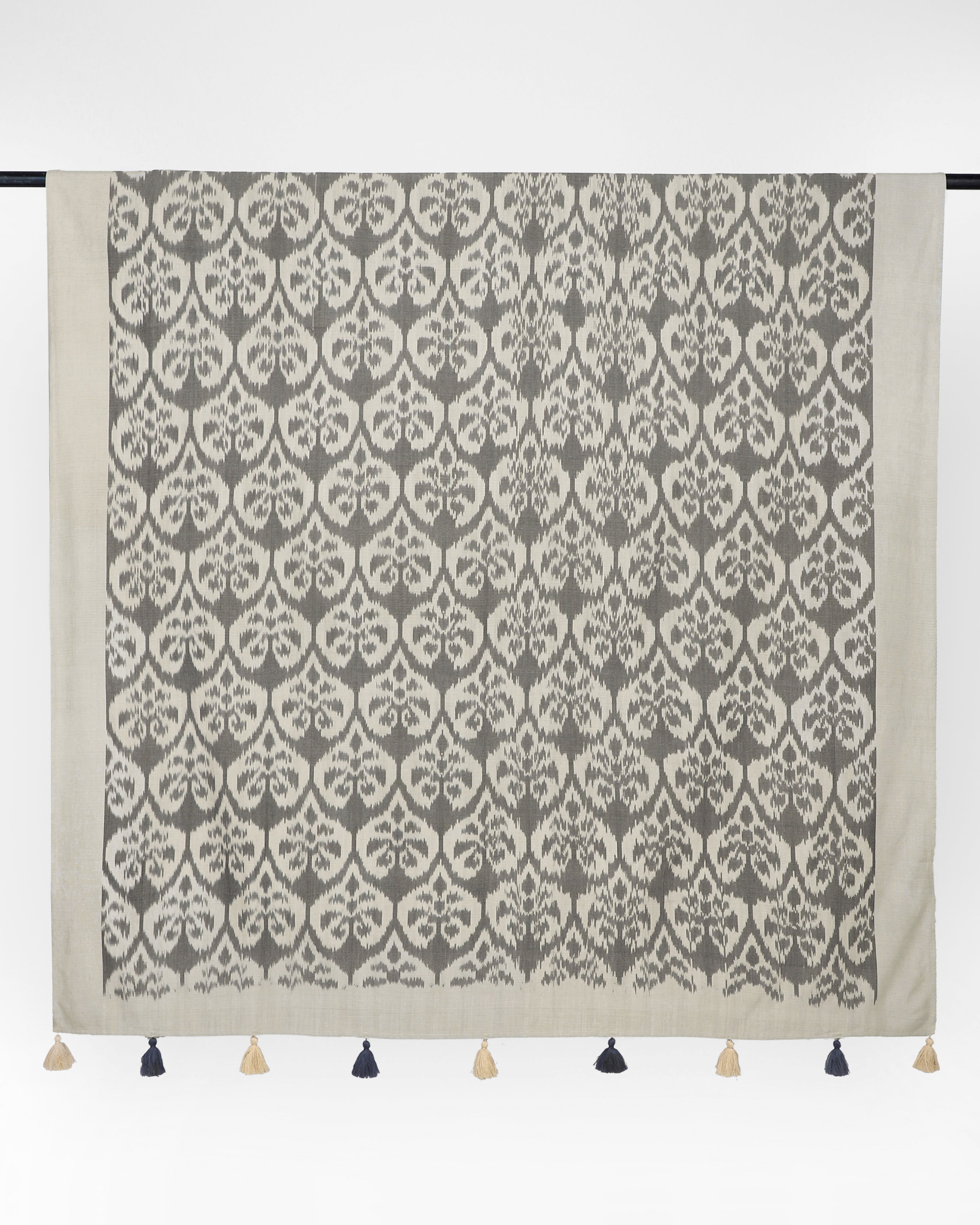 Okan Pochampally Warp Ikat Cotton Table Cover