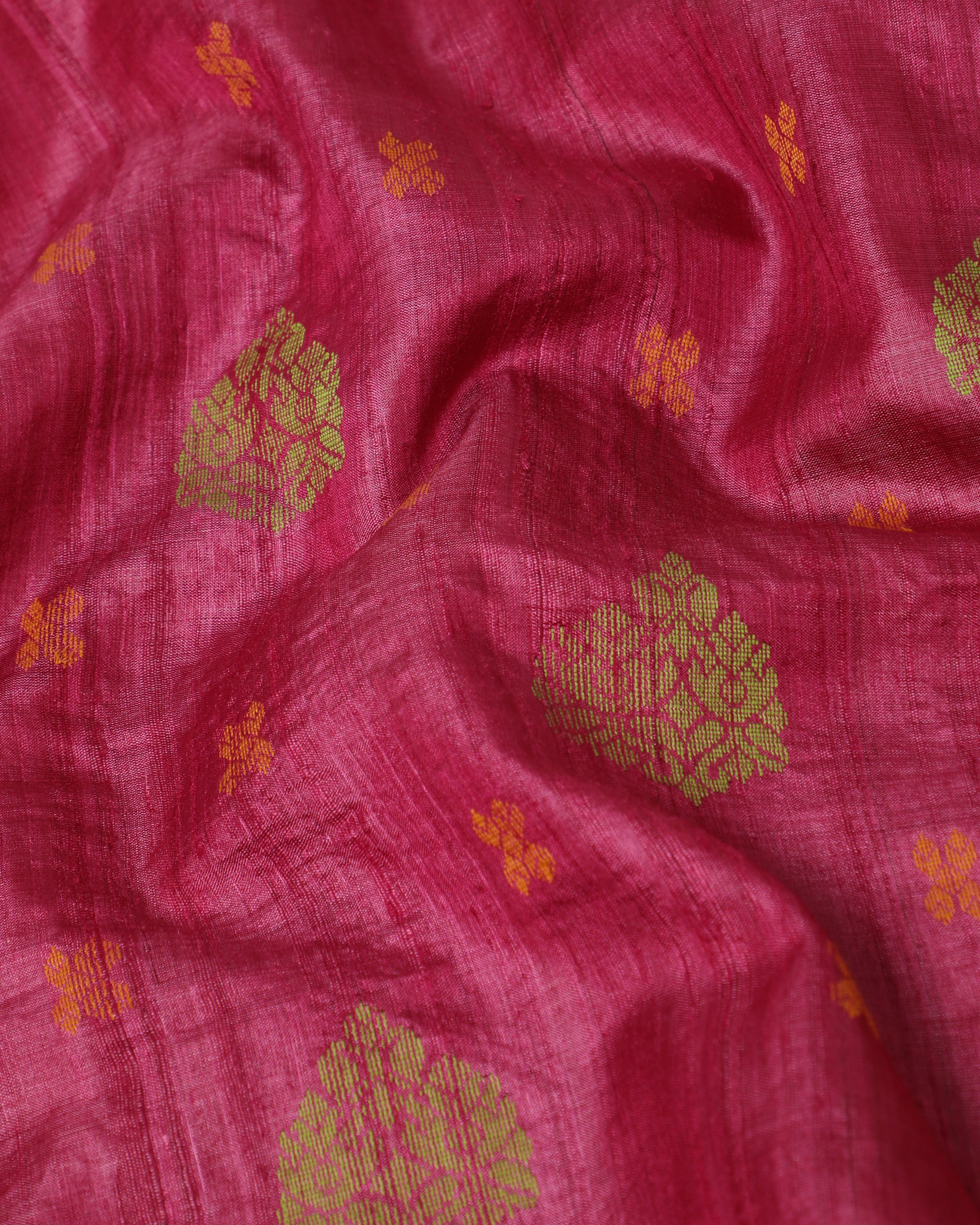 Chaman Kosa Jala Silk Saree