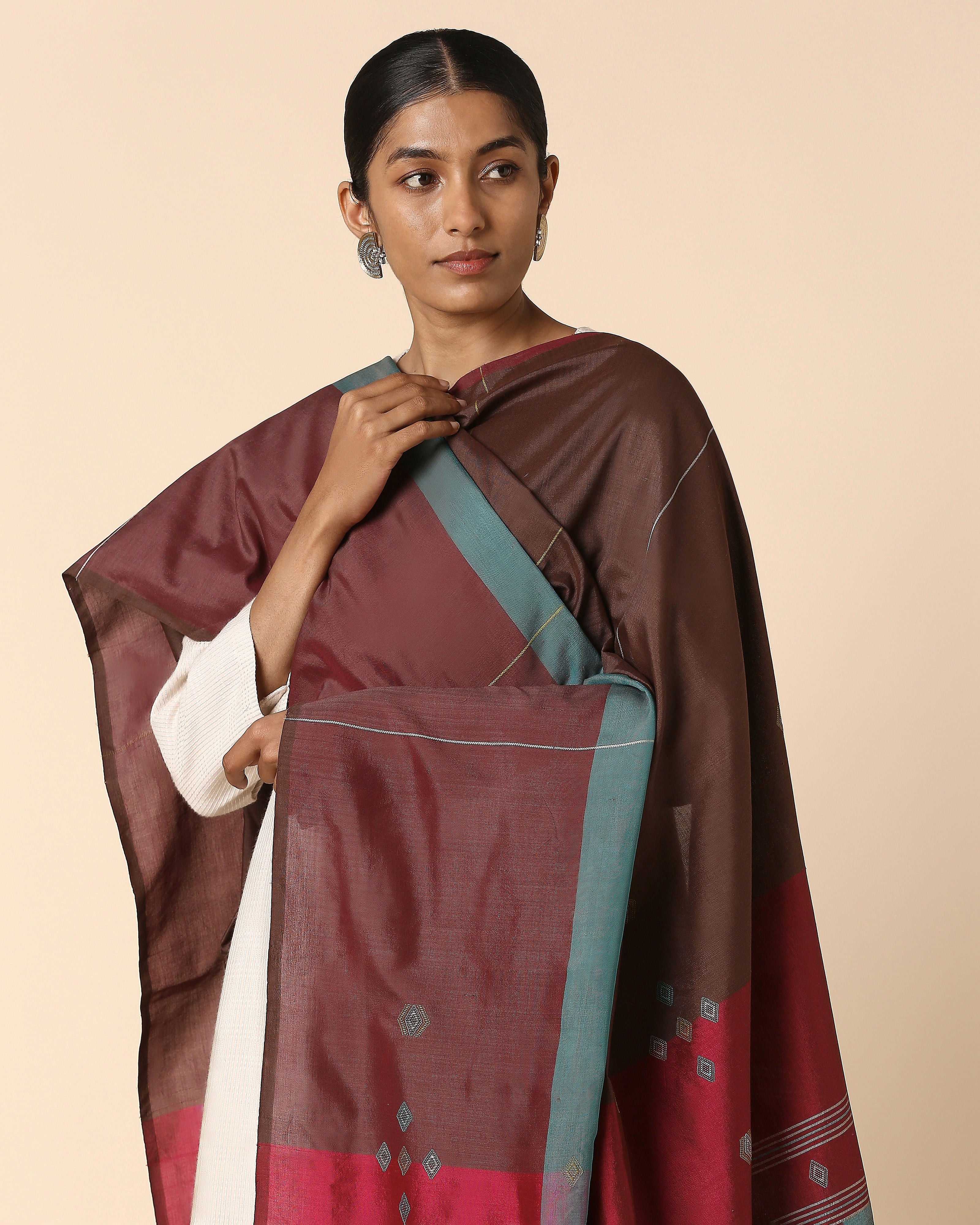 Etisha Bhujodi Tangalia Cotton Silk Dupatta