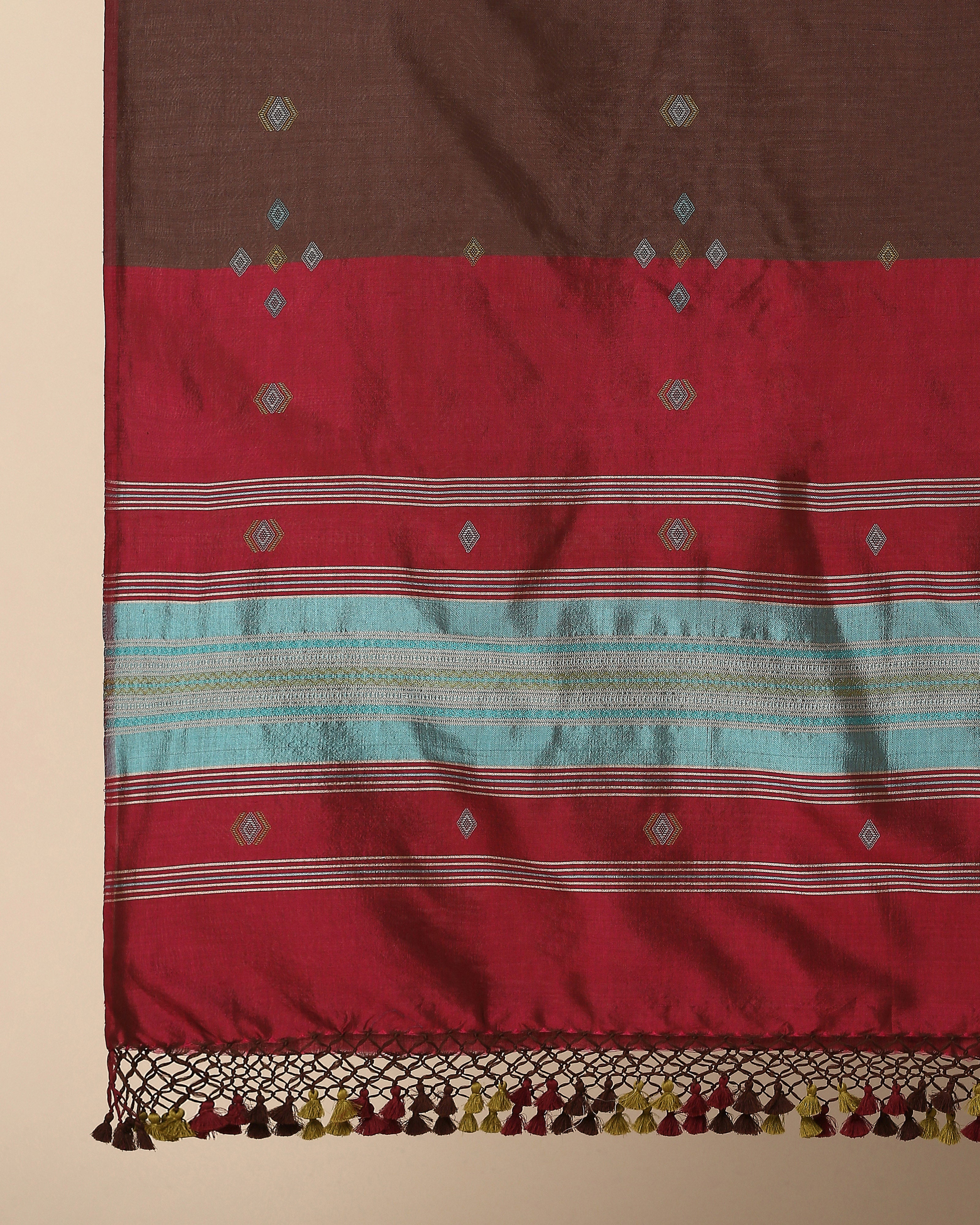 Etisha Bhujodi Tangalia Cotton Silk Dupatta