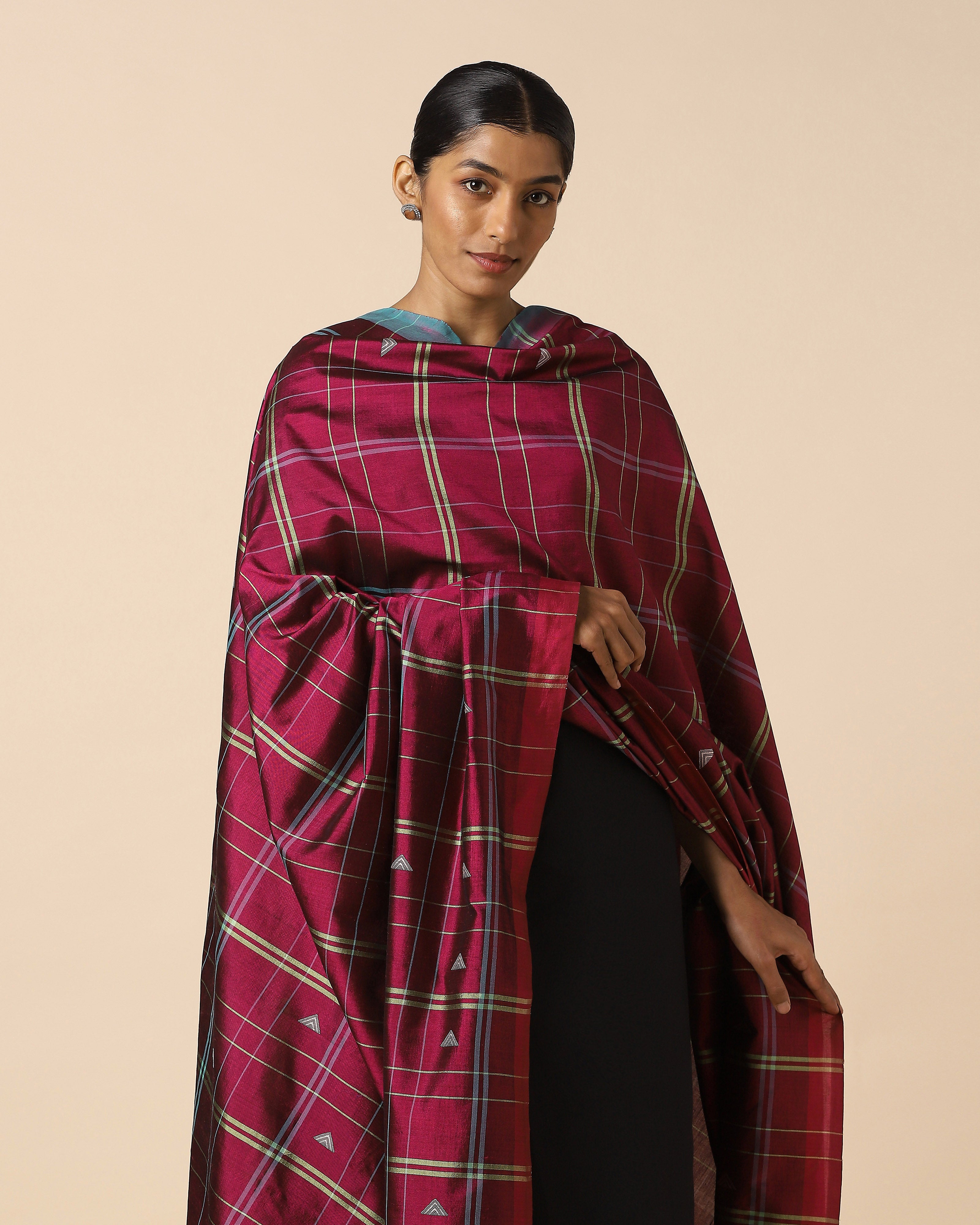Darpana Bhujodi Extra Weft Cotton Silk Dupatta