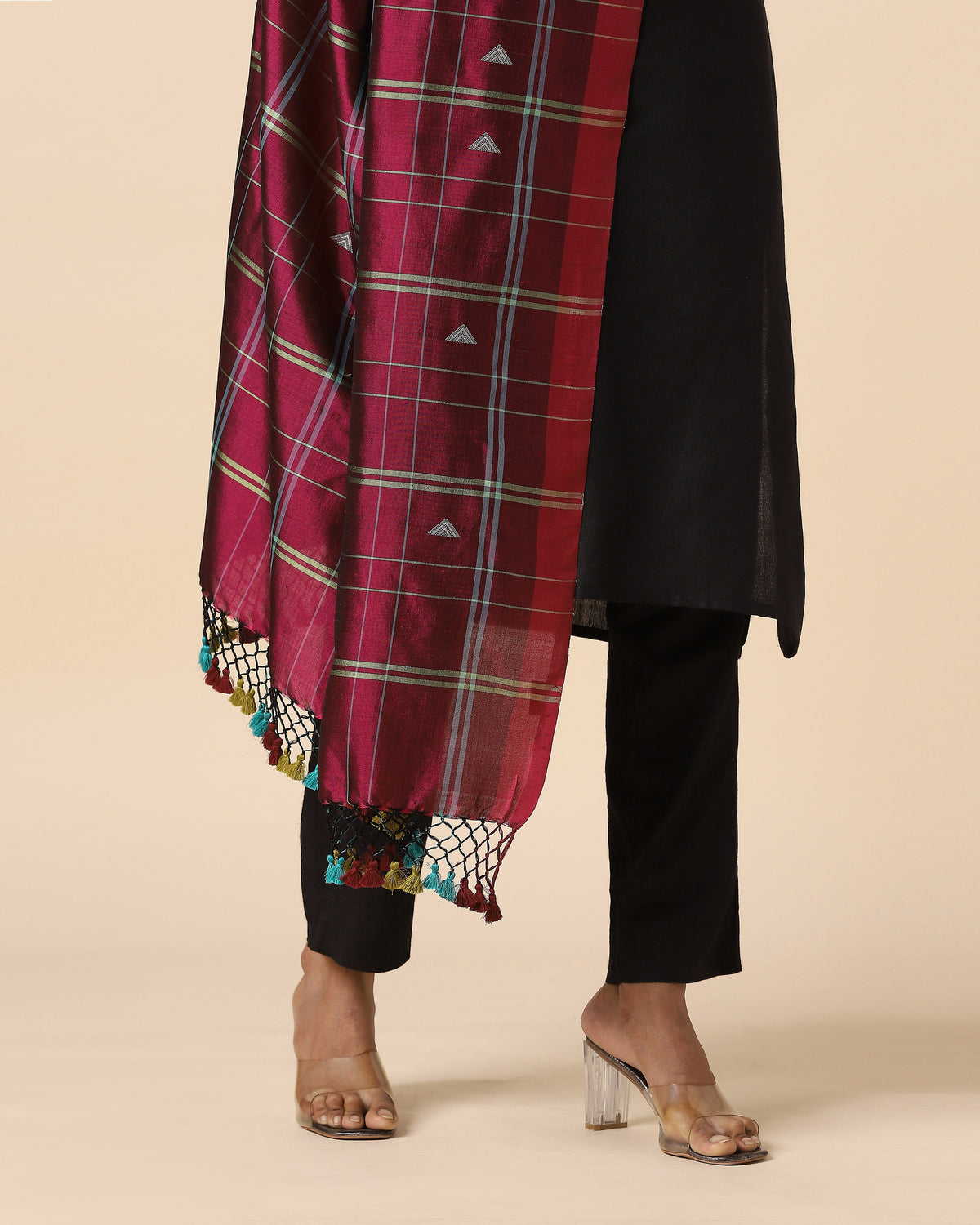 Darpana Bhujodi Extra Weft Cotton Silk Dupatta