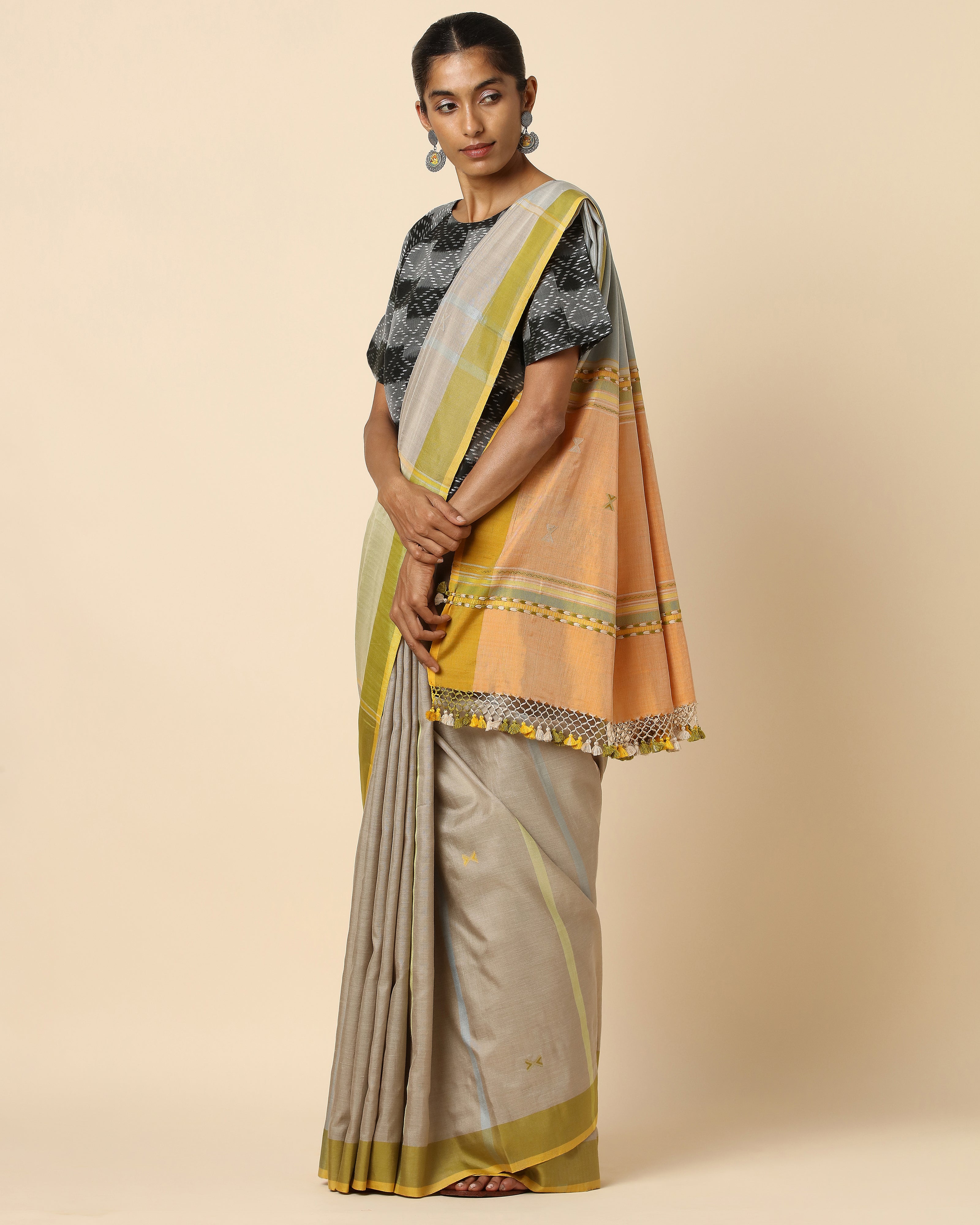 Samiha Bhujodi Extra Weft Cotton Silk Saree