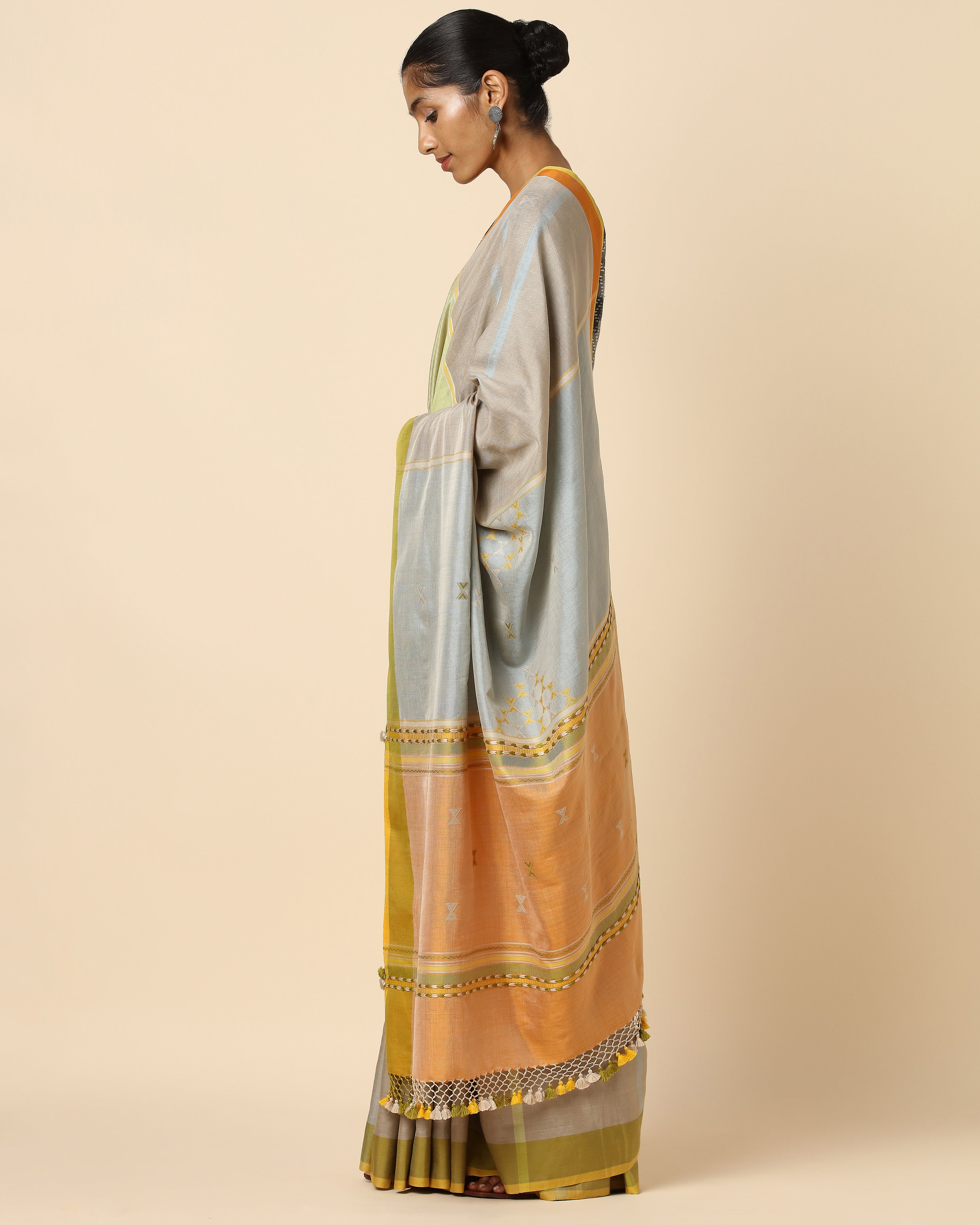 Samiha Bhujodi Extra Weft Cotton Silk Saree