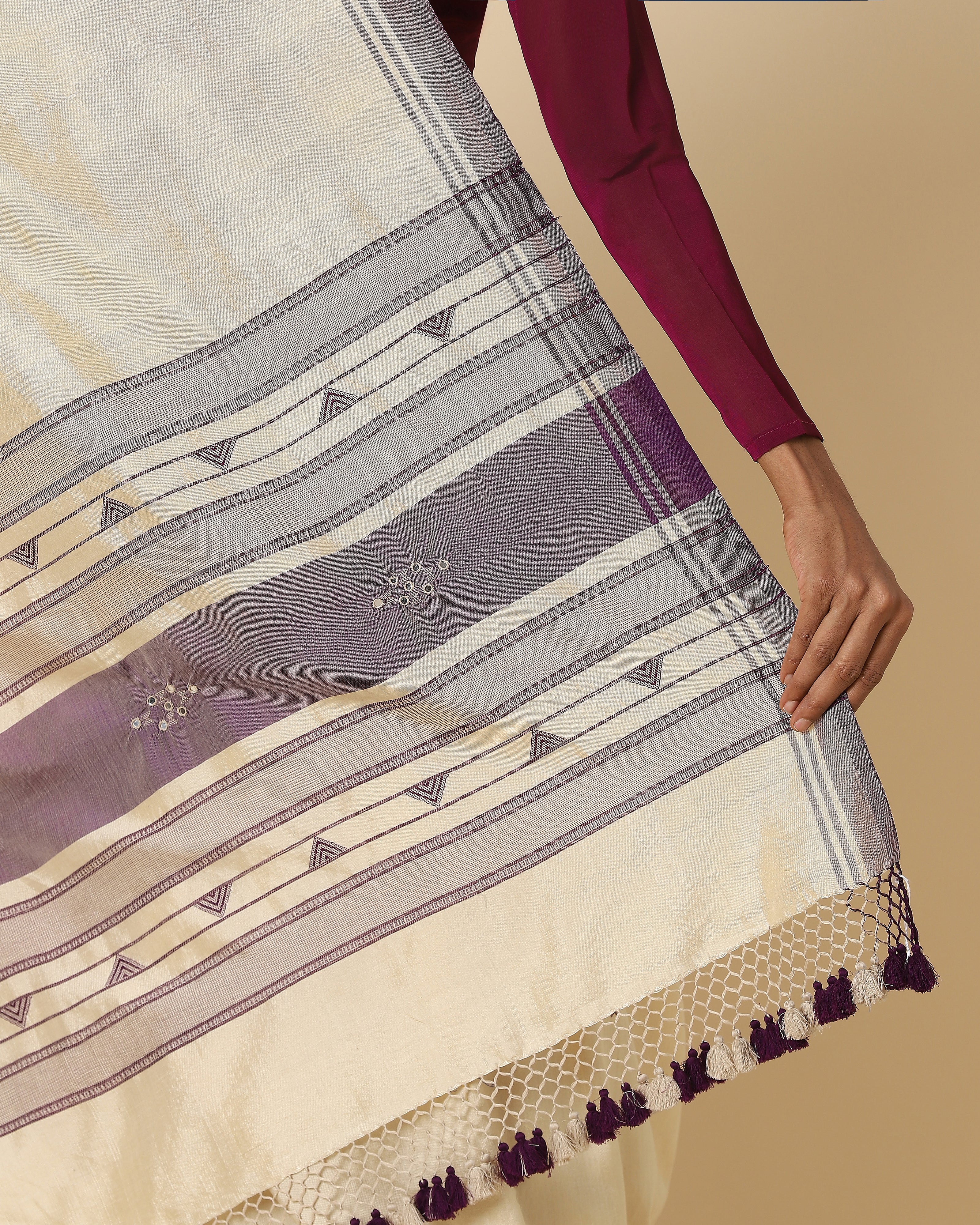 Amia Bhujodi Extra Weft Cotton Silk Saree