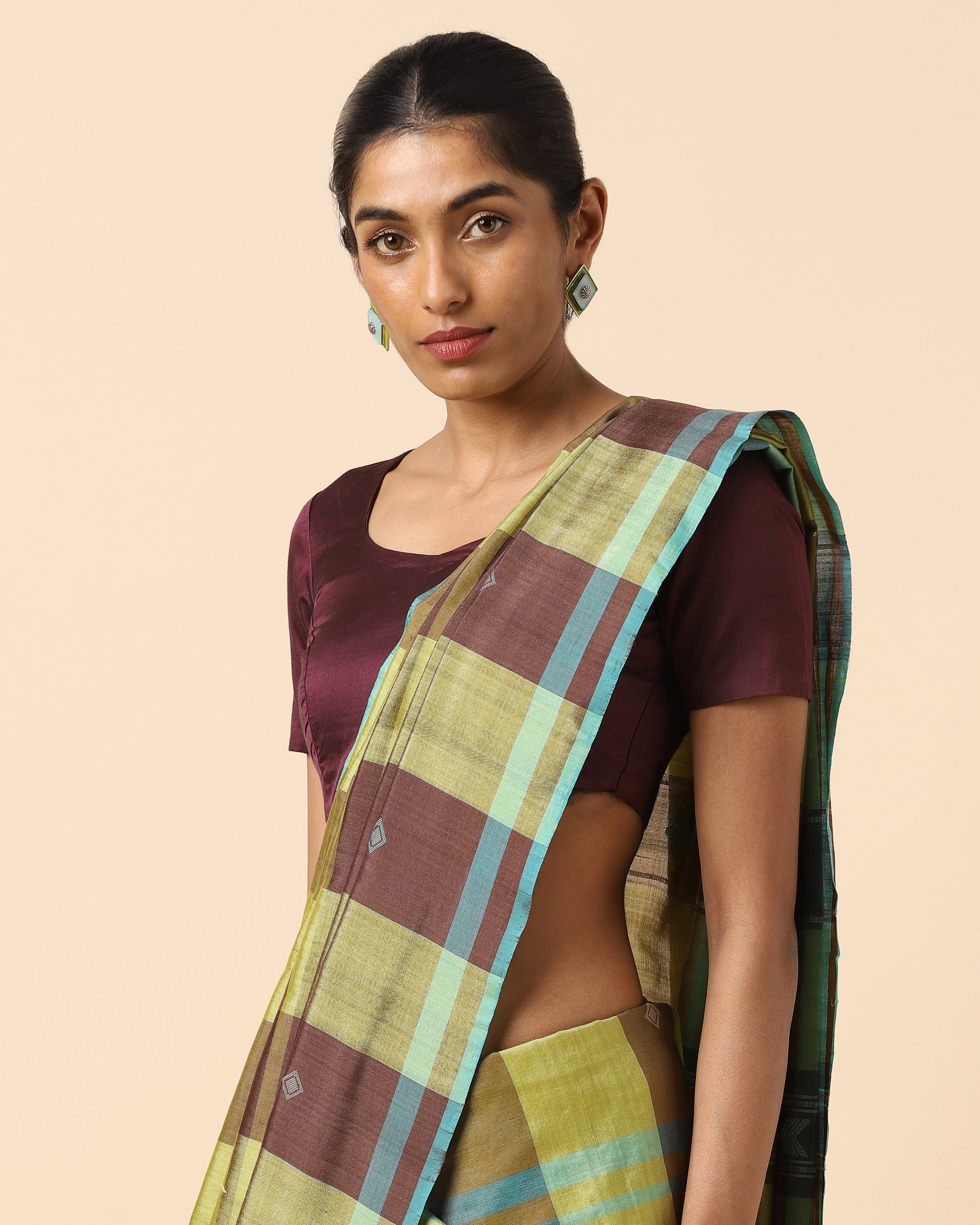 Panita Bhujodi Extra Weft Cotton Silk Saree