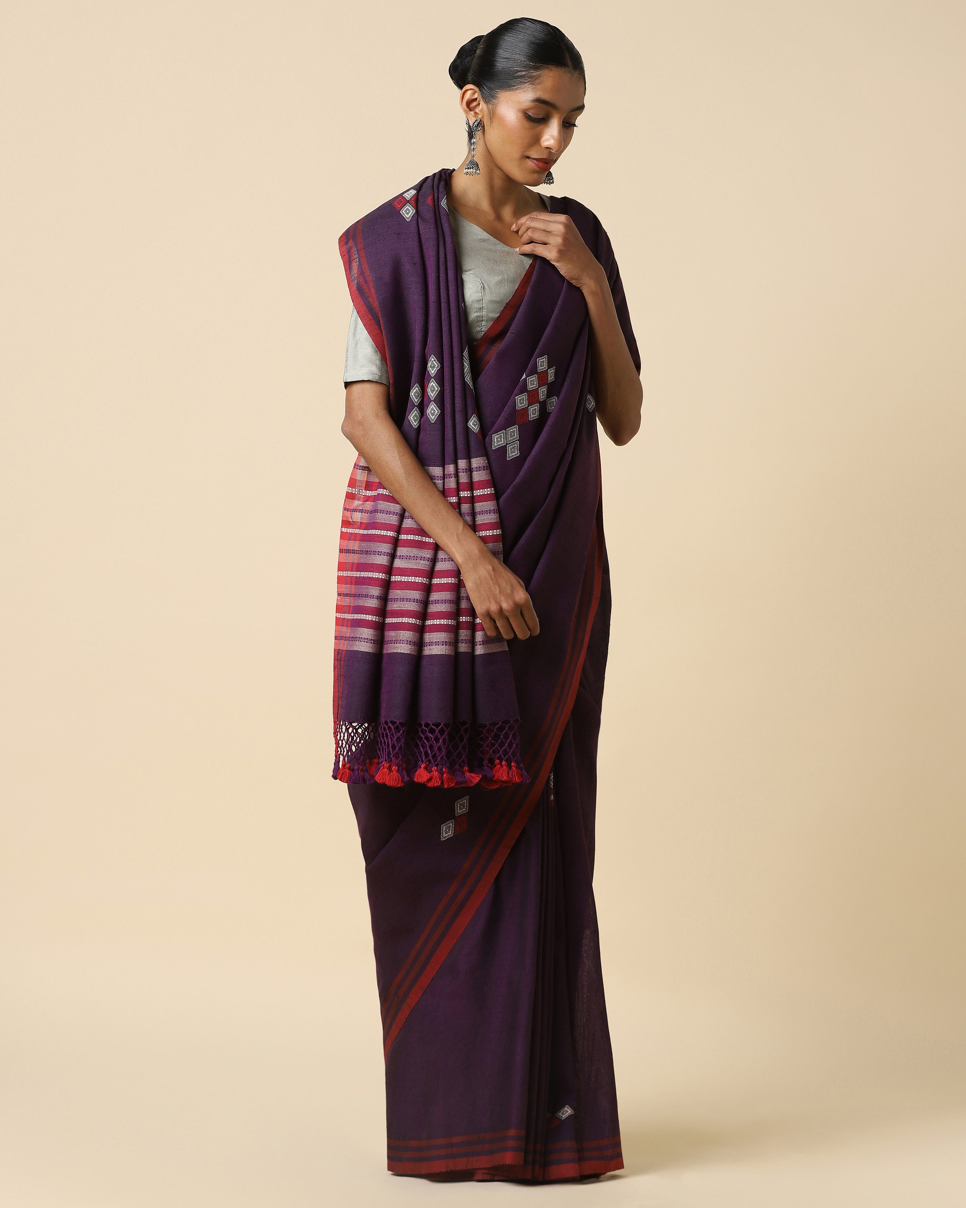 Kavisha Bhujodi Extra Weft Cotton Silk Saree